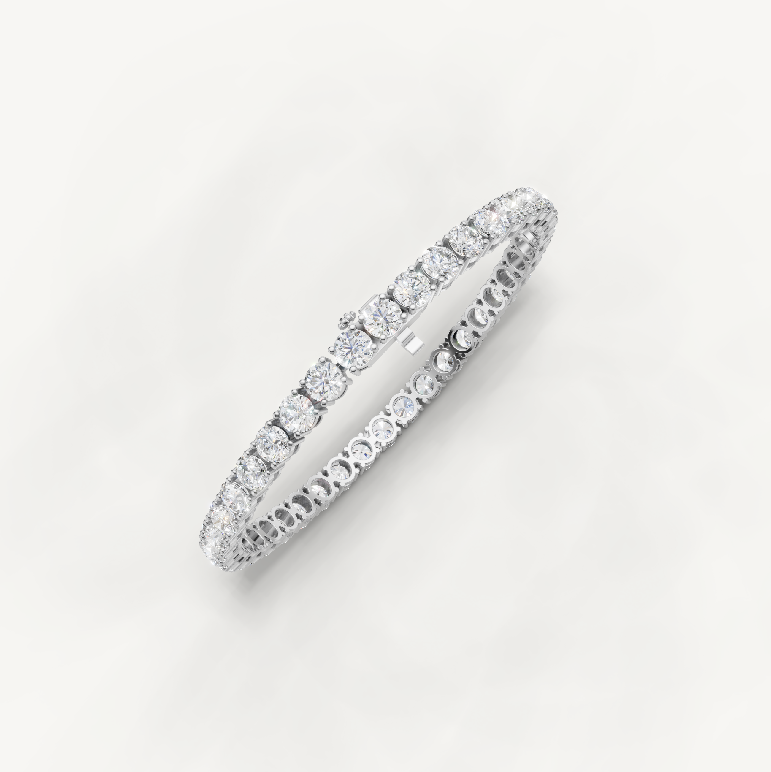 Elegant White Gold Tennis Bracelet for Women by Raul Diamonds