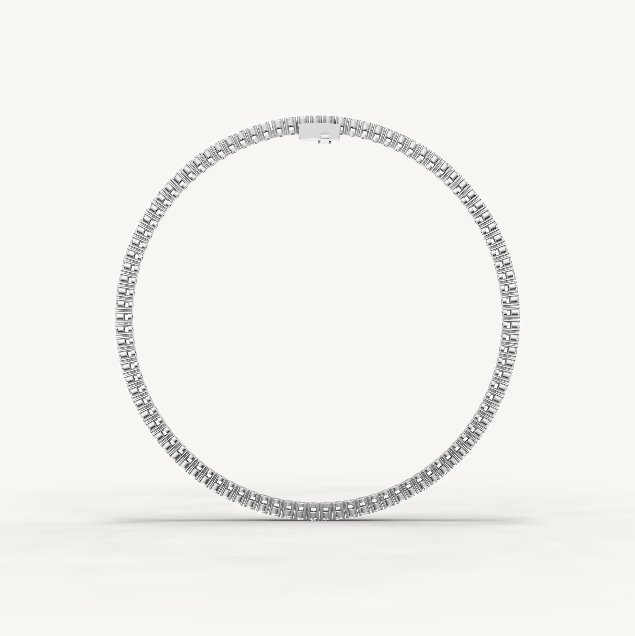 Luxury white gold diamond tennis bracelet with timeless brilliance by Raul Diamonds