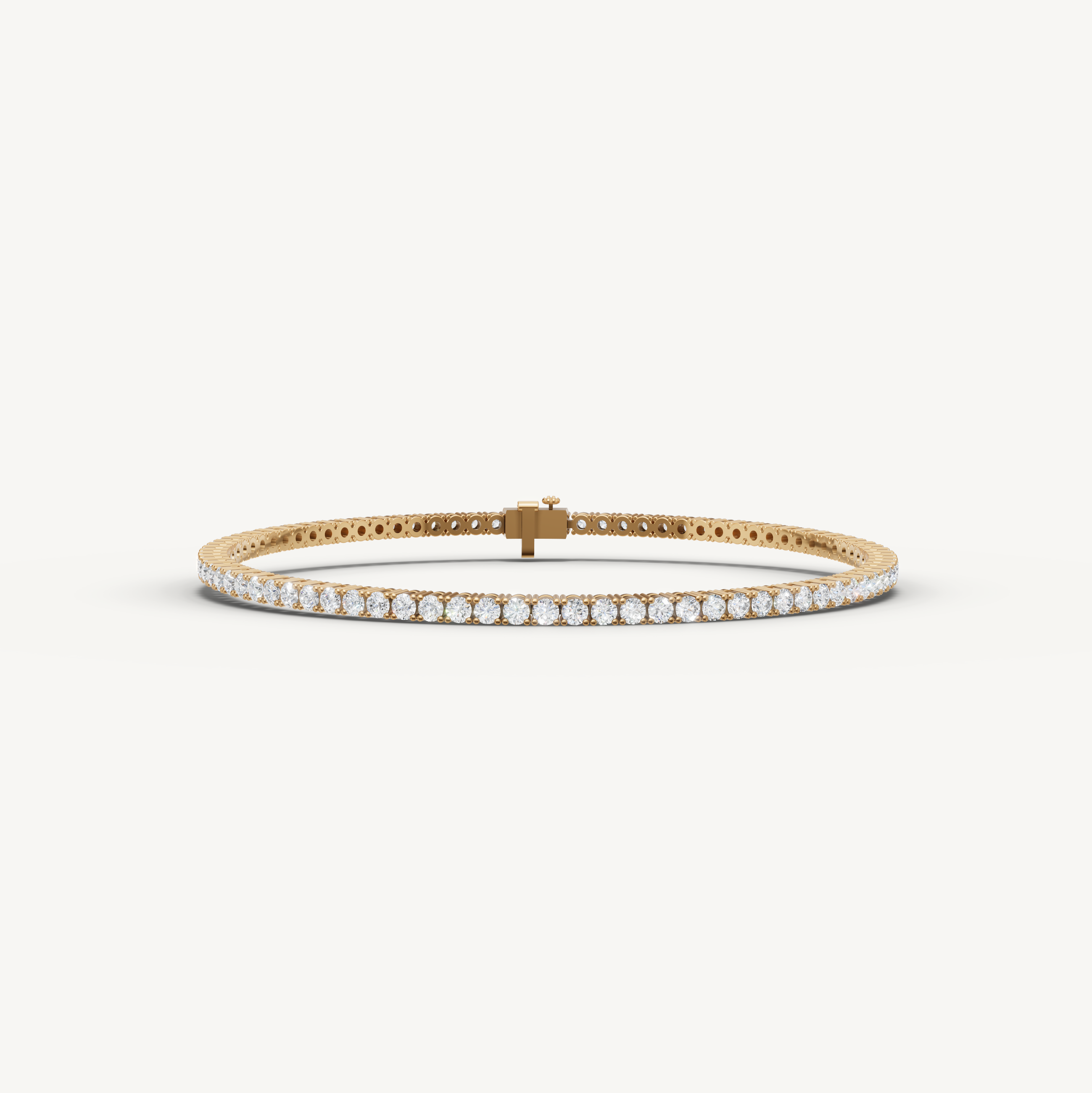 3 Carat Lab Grown Diamond Tennis Bracelet in 14K White Gold