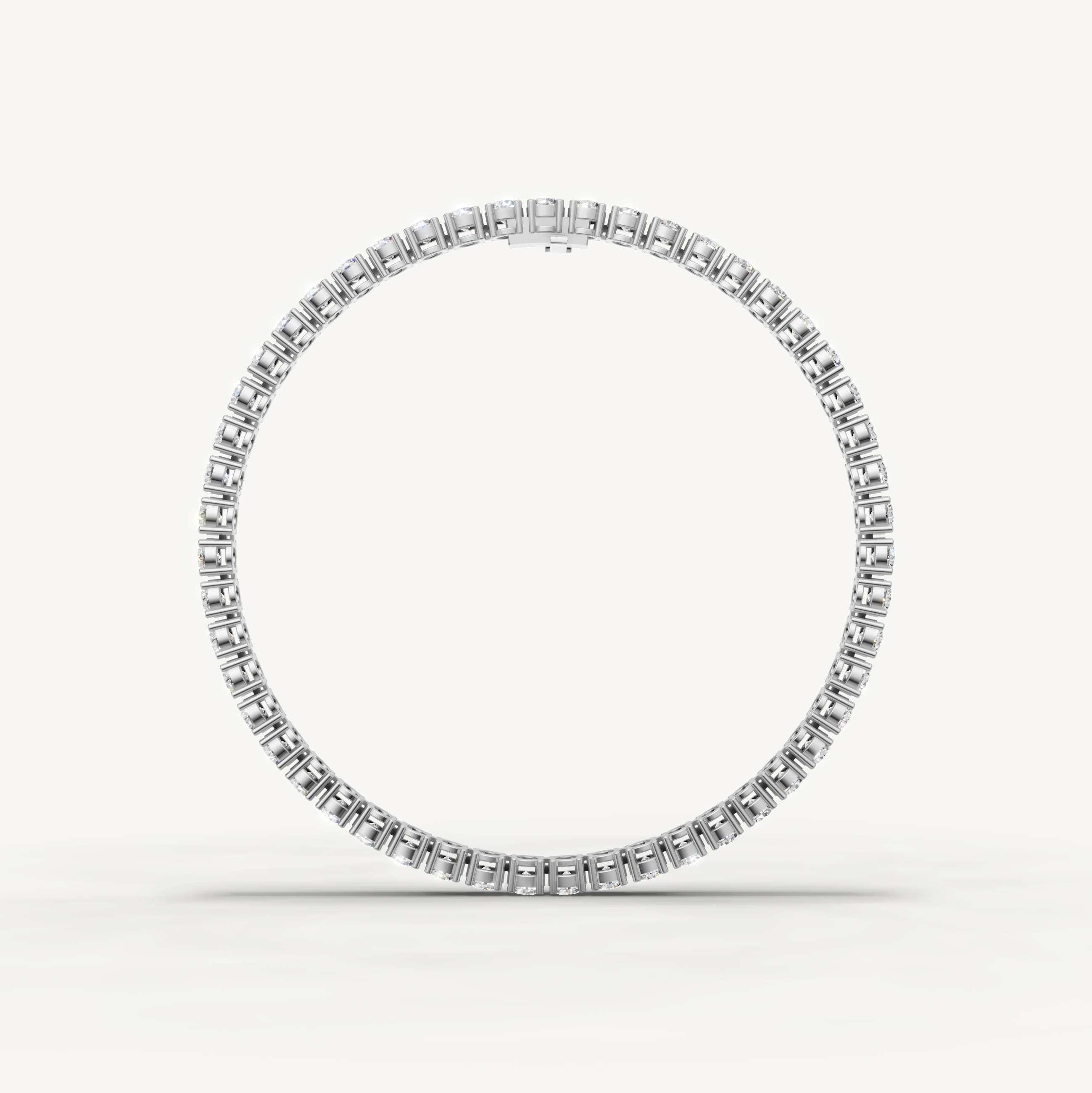Timeless white gold diamond bracelet with brilliant sparkle by Raul Diamonds