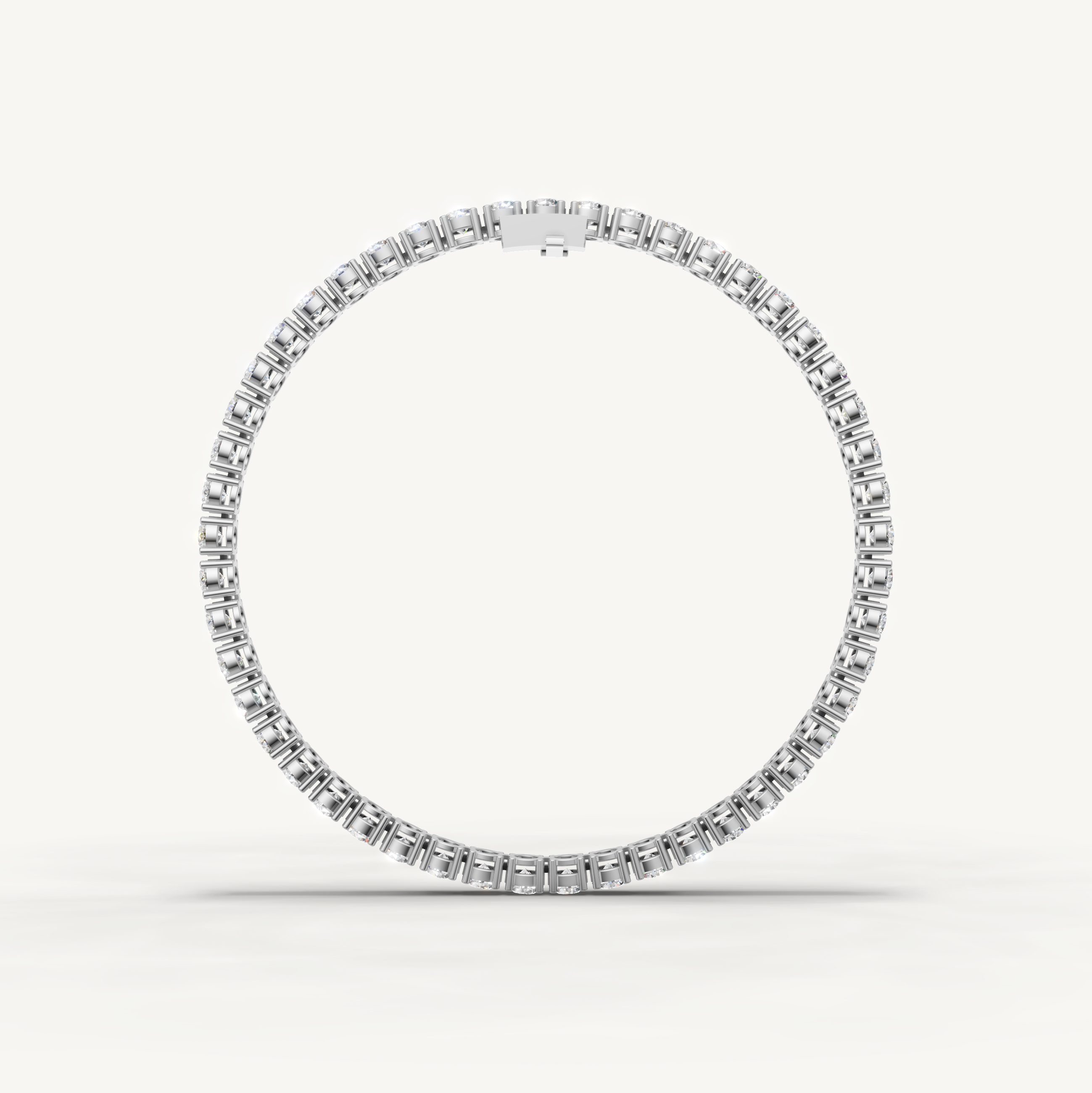 Timeless White Gold Diamond Tennis Bracelet with Exceptional Sparkle by Raul Diamonds