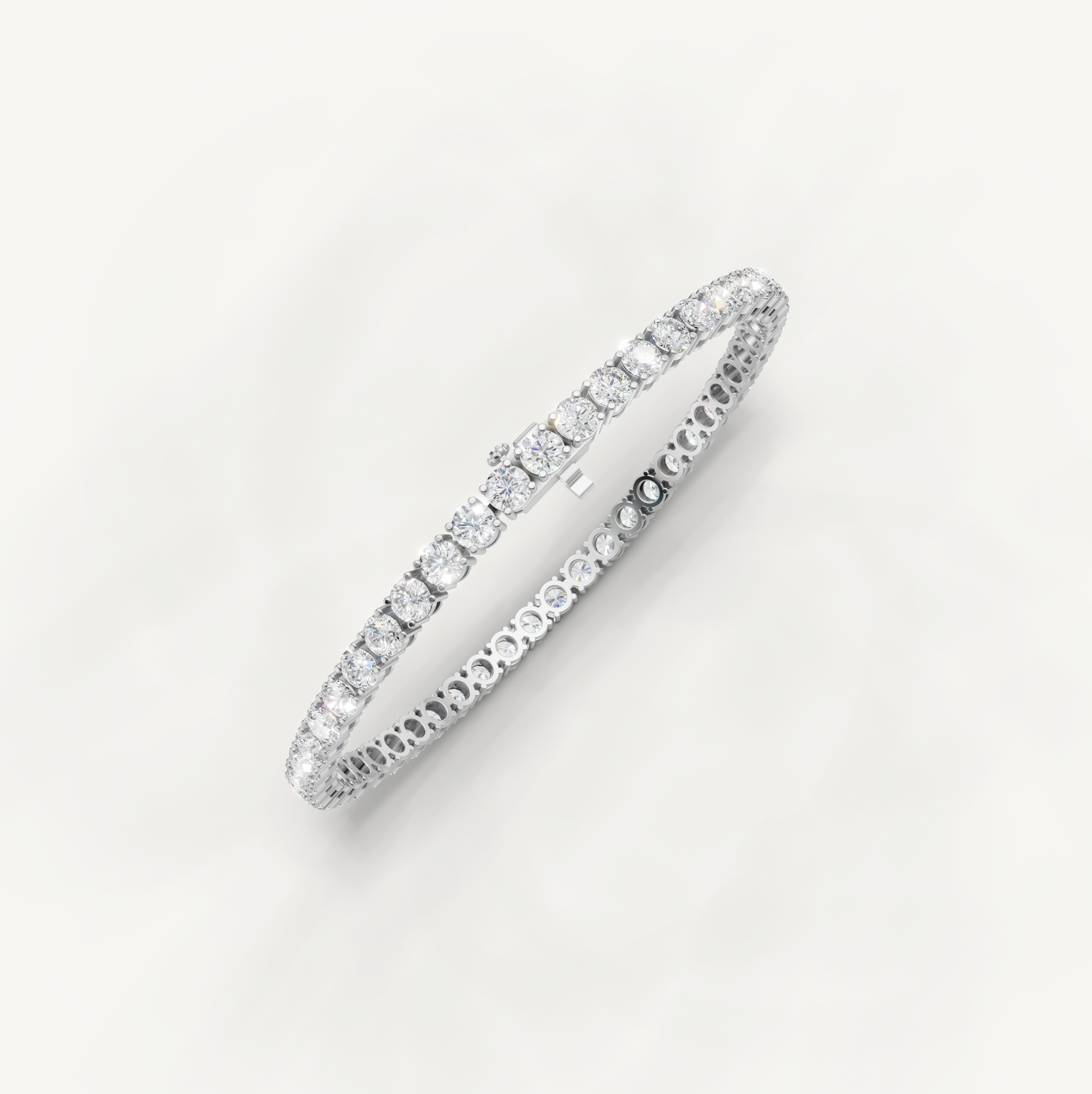 Elegant White Gold Tennis Bracelet for Women by Raul Diamonds