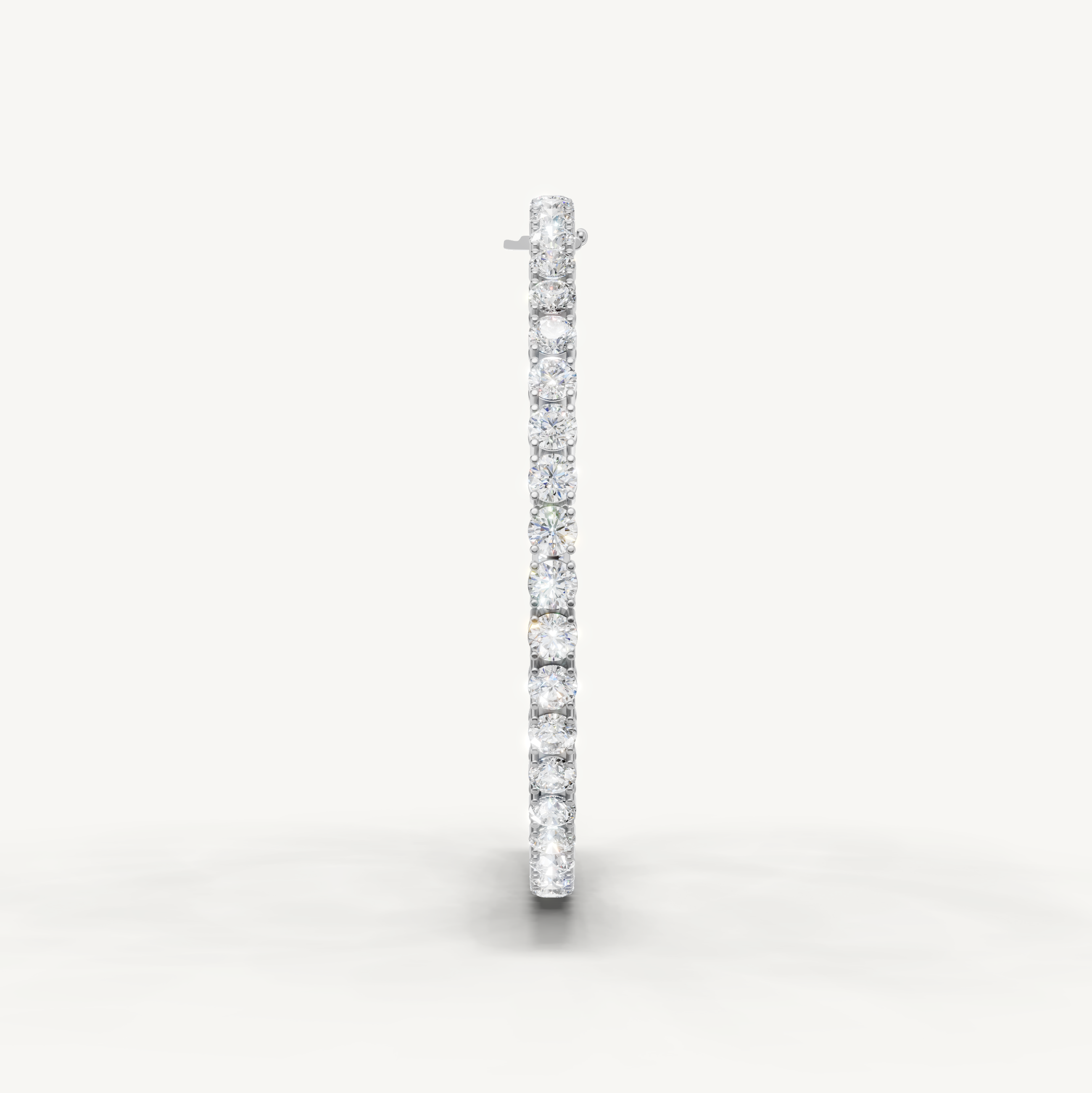 Luxury White Gold Diamond Tennis Bracelet with Round Lab Grown Diamonds by Raul Diamonds