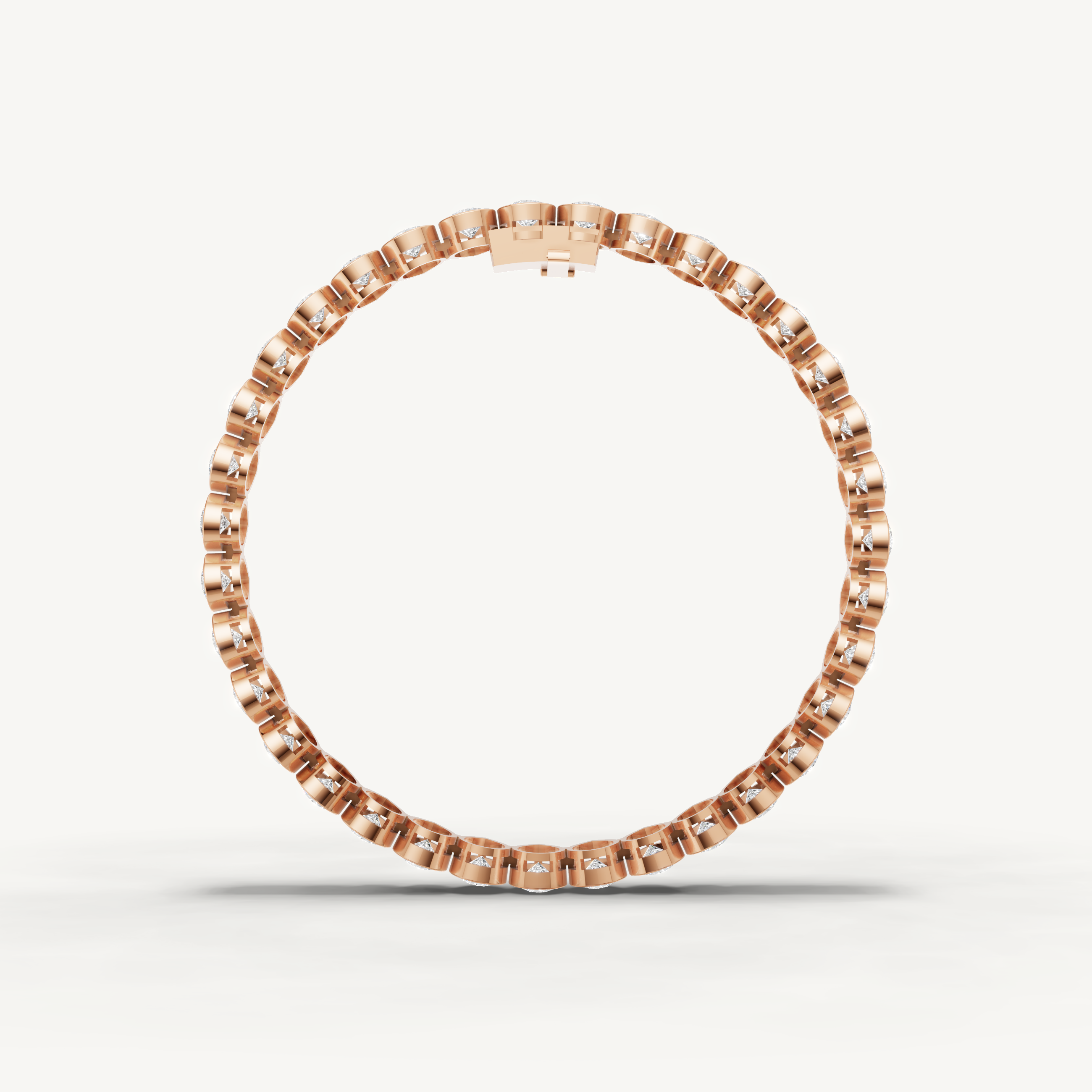 Pear Lab Grown Diamond Tennis Bracelet in 14K Gold