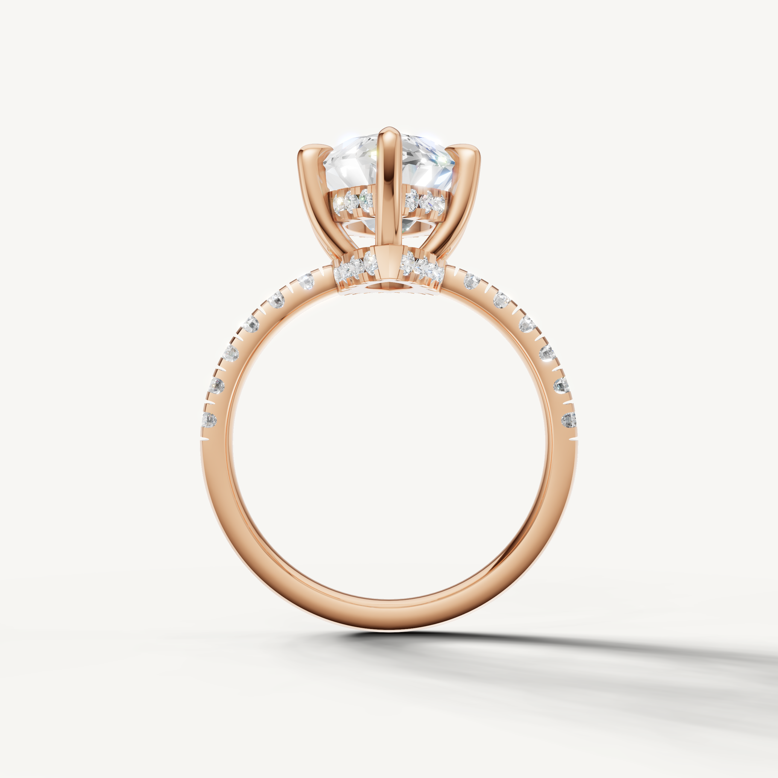 Rose Gold Marquise Cut Lab Grown Diamond Ring for Women – Raul Diamonds
