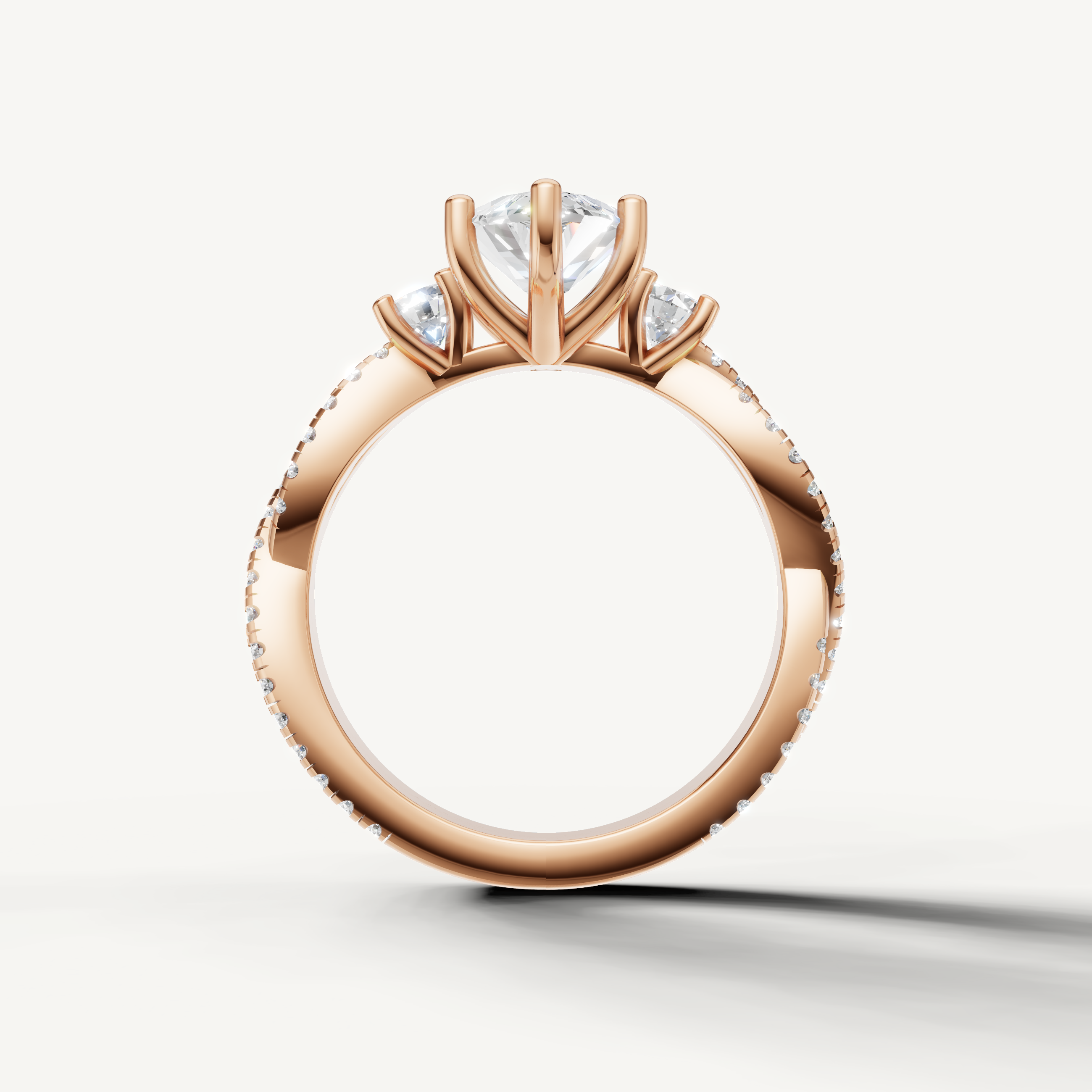 Rose Gold Marquise Shape Engagement Ring for Women – Raul Diamonds