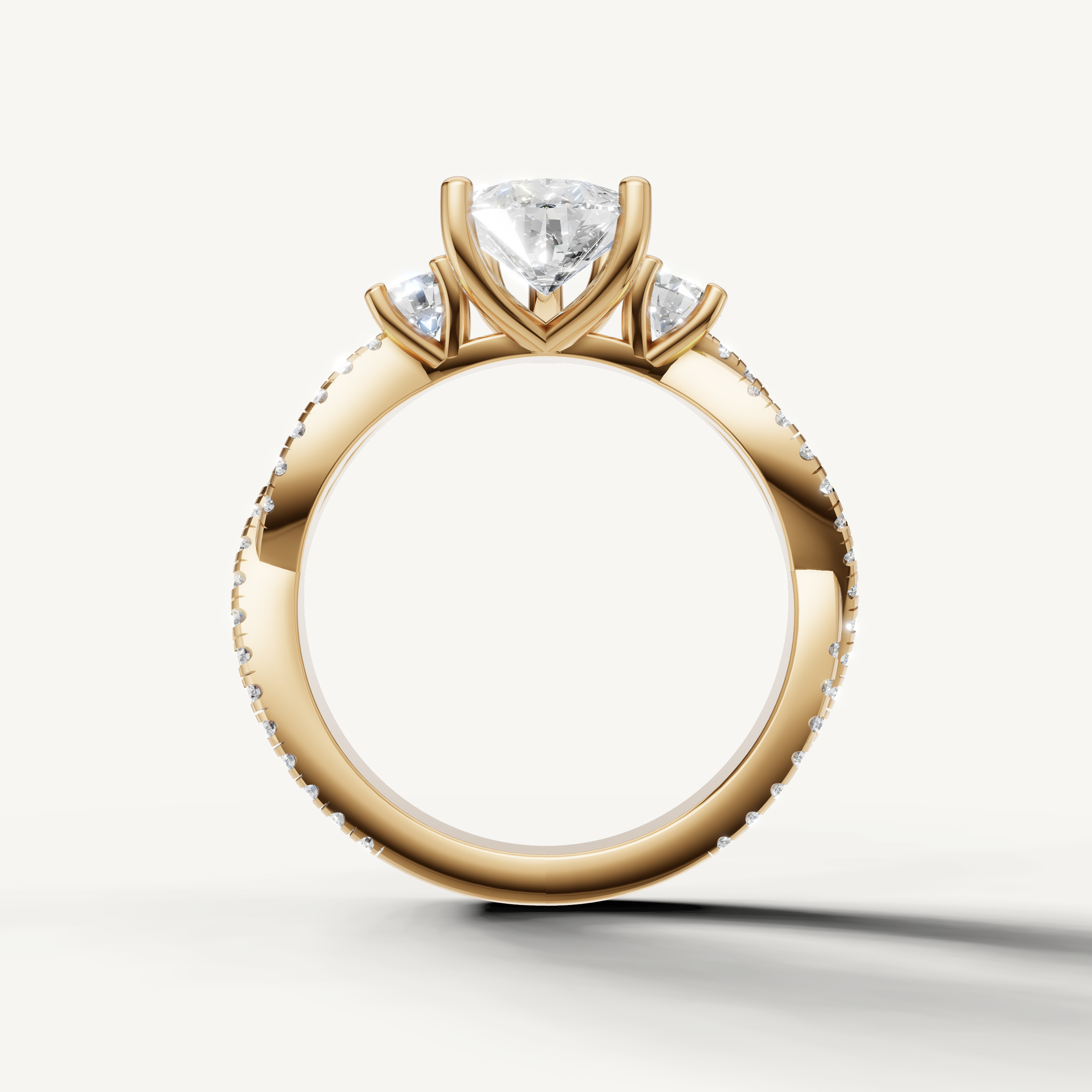 Elegant Pear Shape Lab Grown Diamond Ring for Women – Raul Diamonds