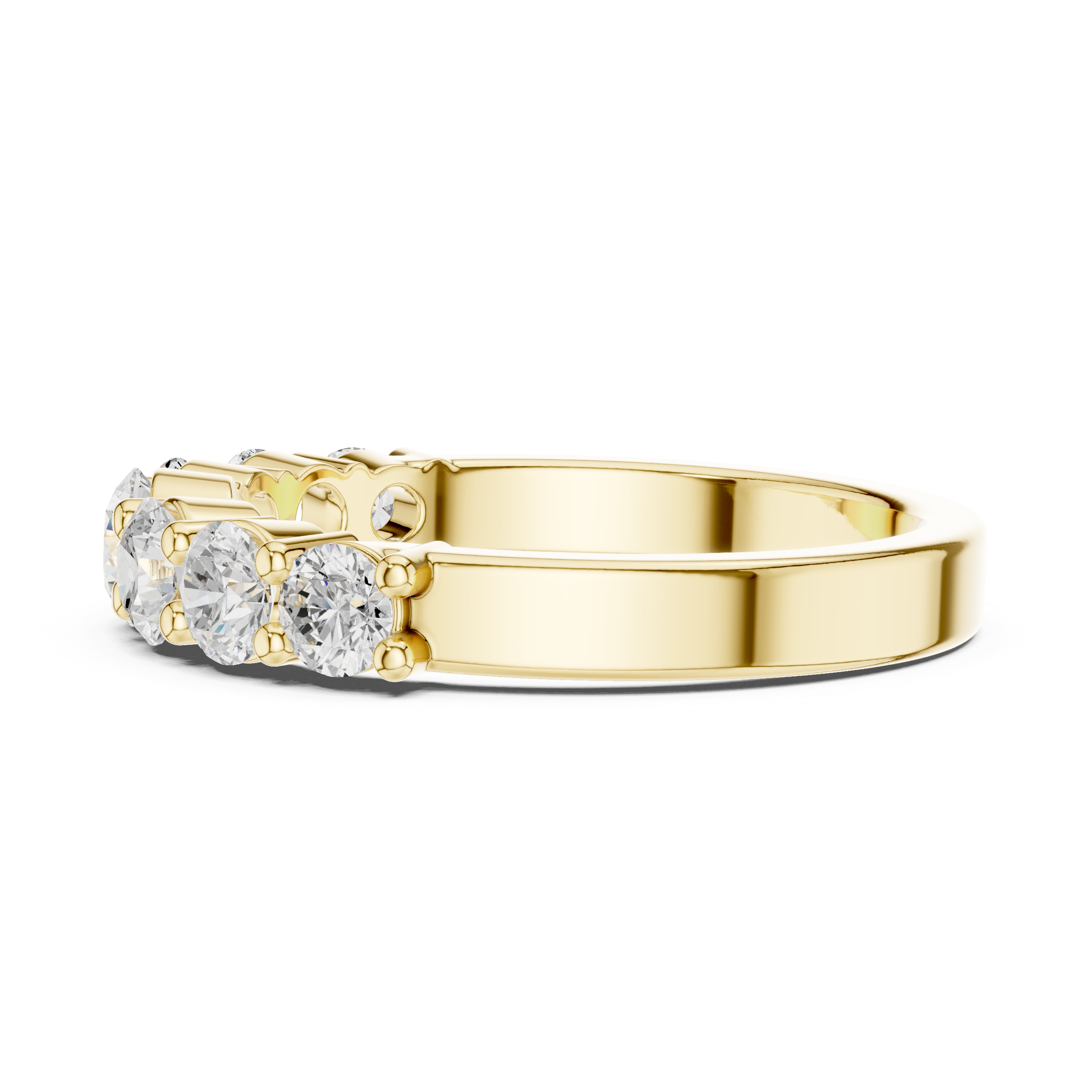 7-Stone Lab Grown Diamond Wedding & Anniversary Band in 14K Gold