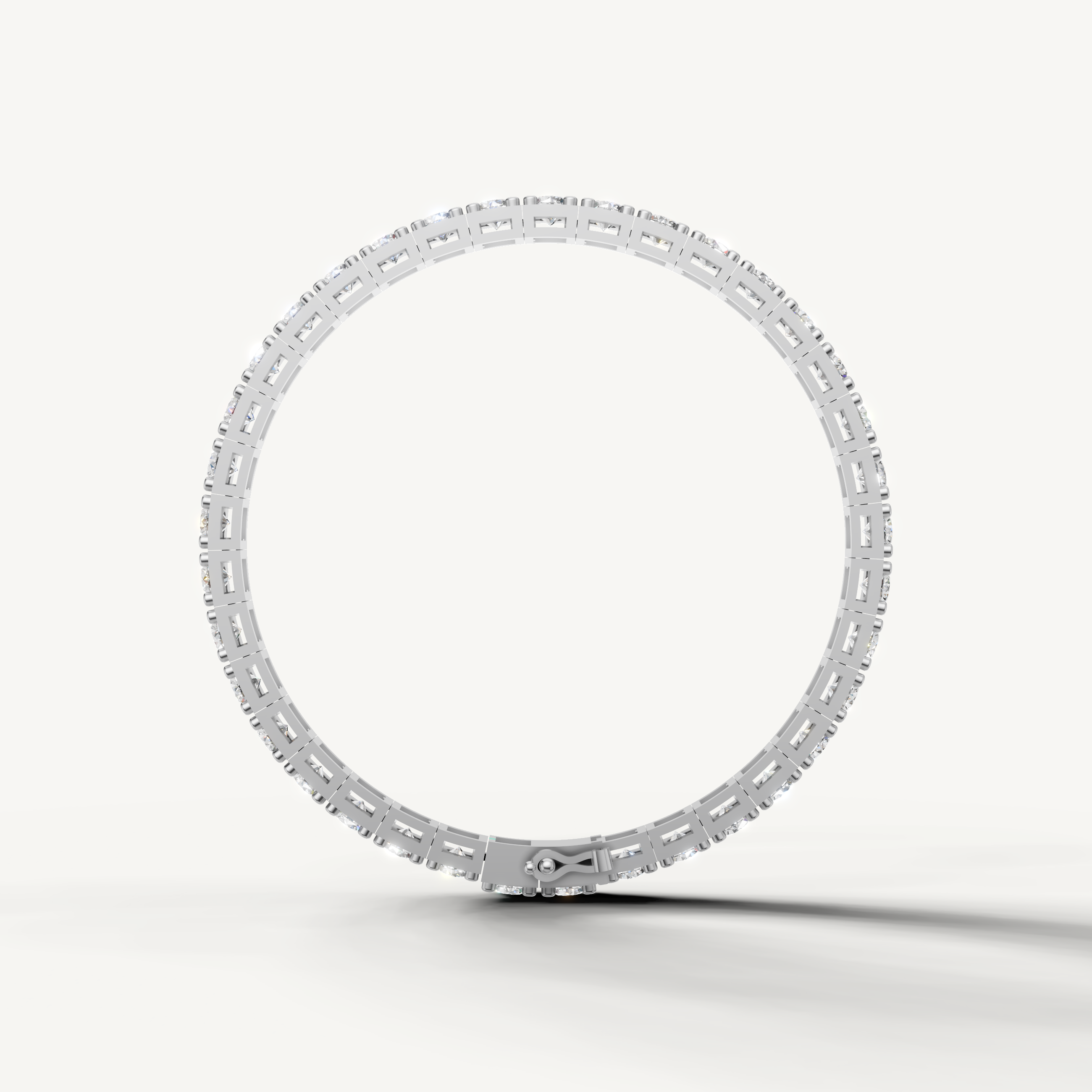 White gold fine diamond tennis bracelet for women by Raul Diamonds jewelry collection