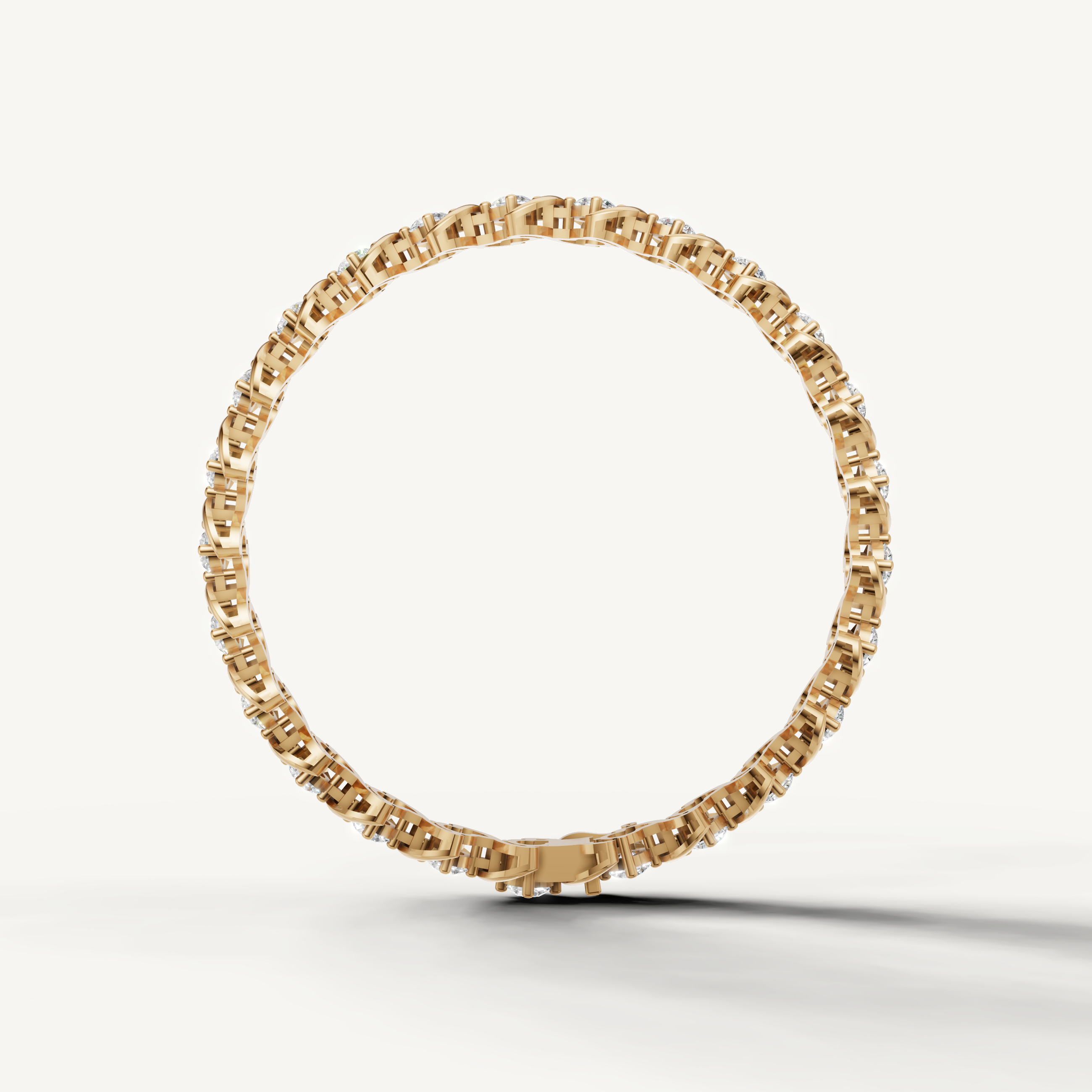 Elegant yellow gold bridal diamond bracelet for women by Raul Diamonds