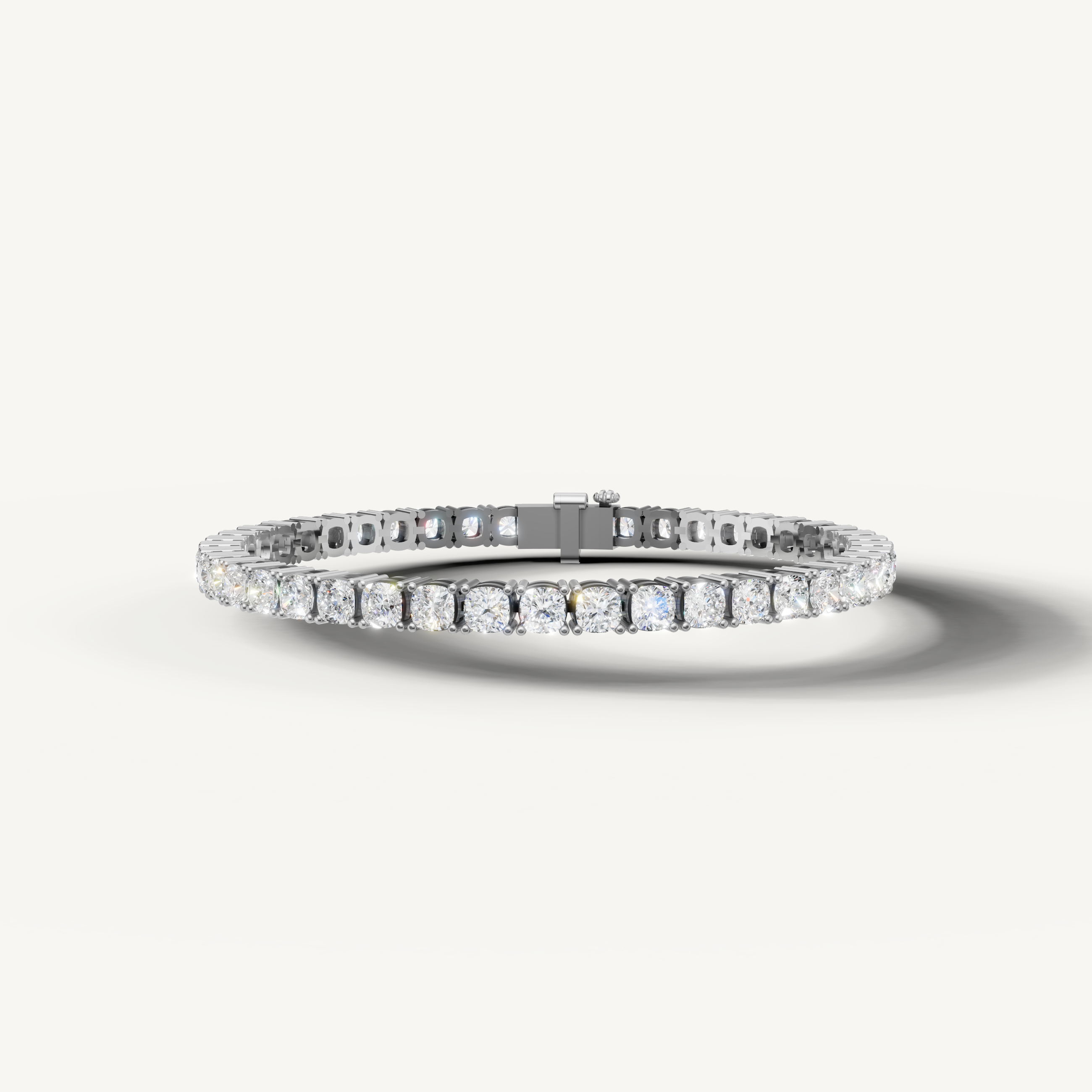 Raul Diamonds white gold round diamond tennis bracelet luxury jewelry