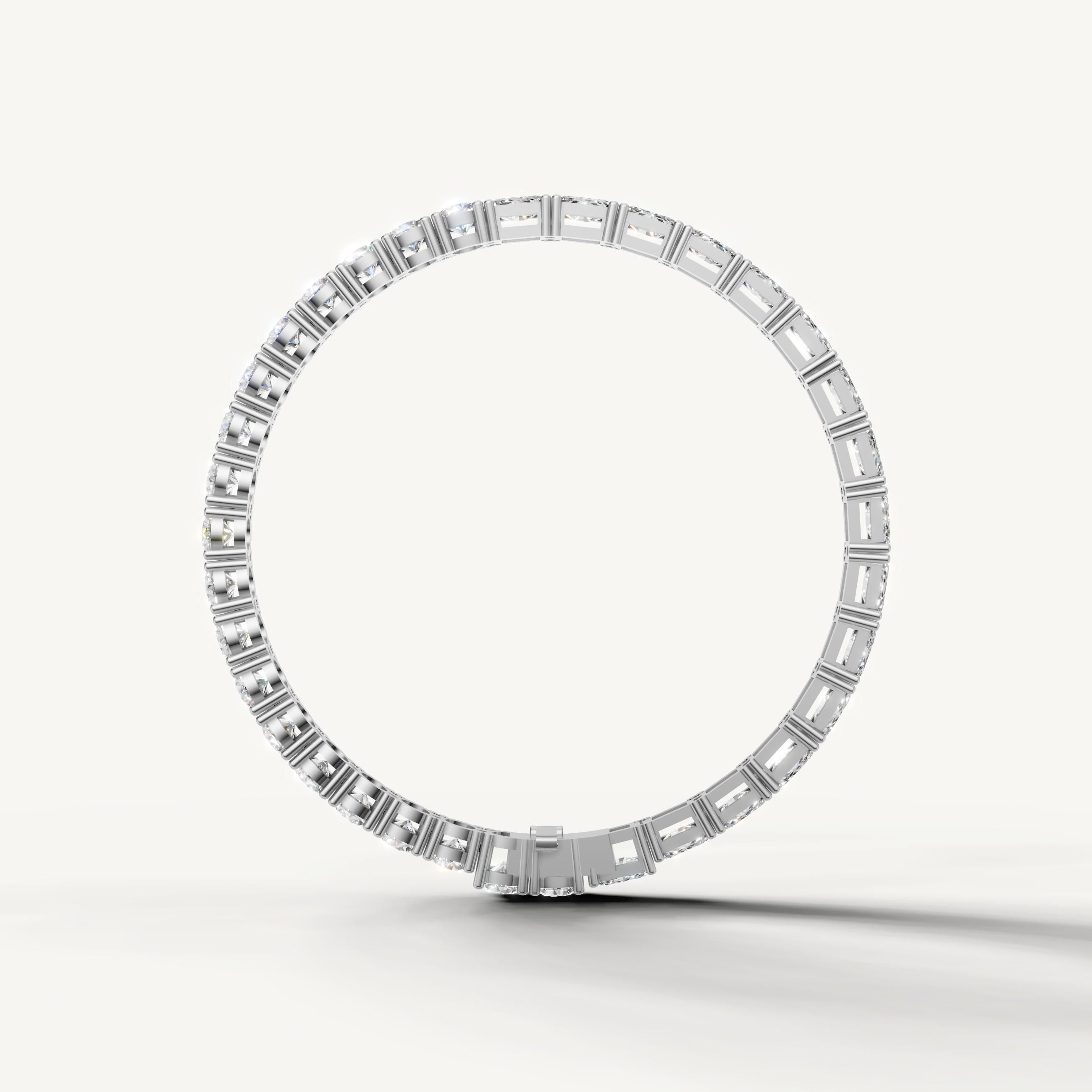Fine white gold diamond bracelet for wedding and anniversary jewelry collection