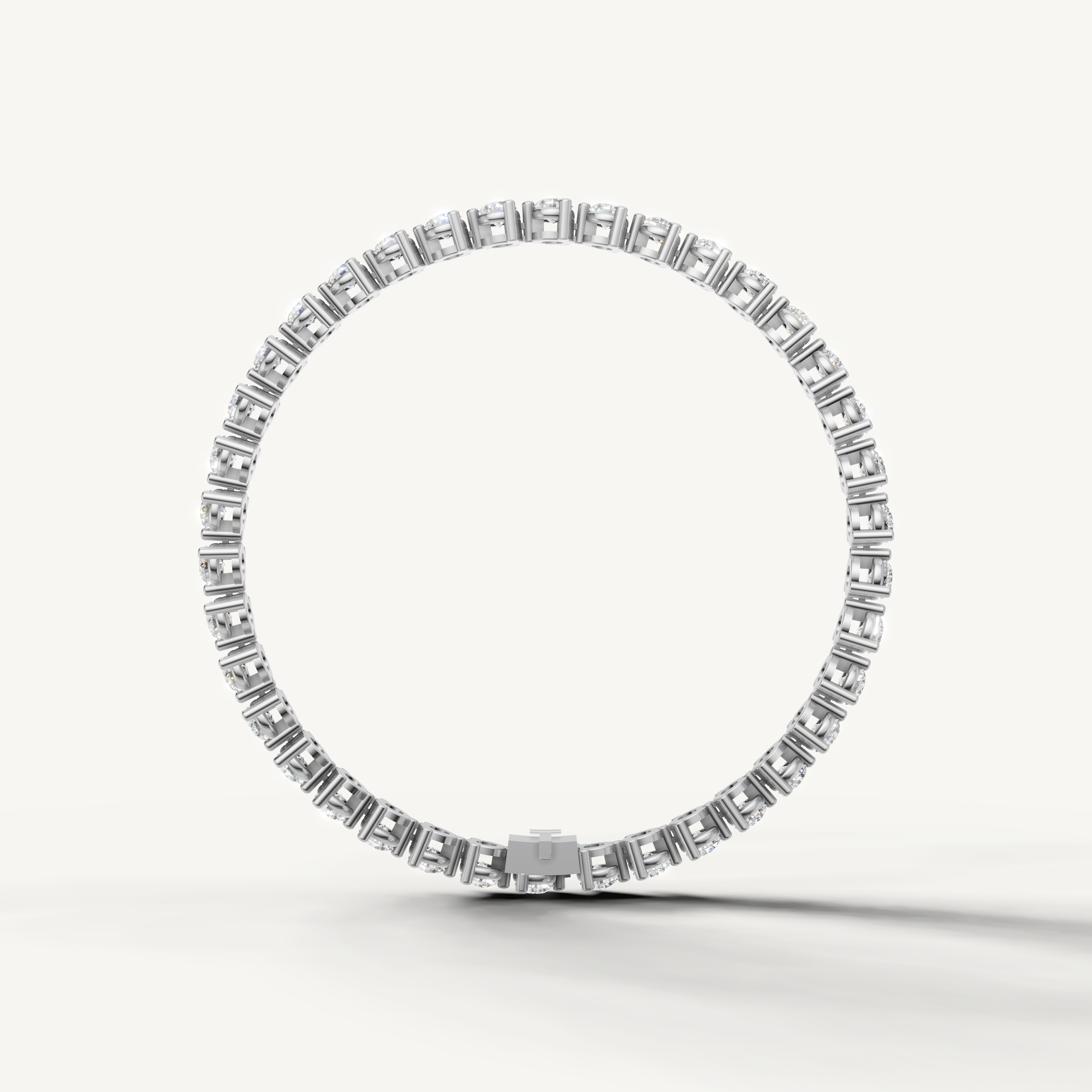 Designer white gold pear and round diamond bracelet with timeless elegance