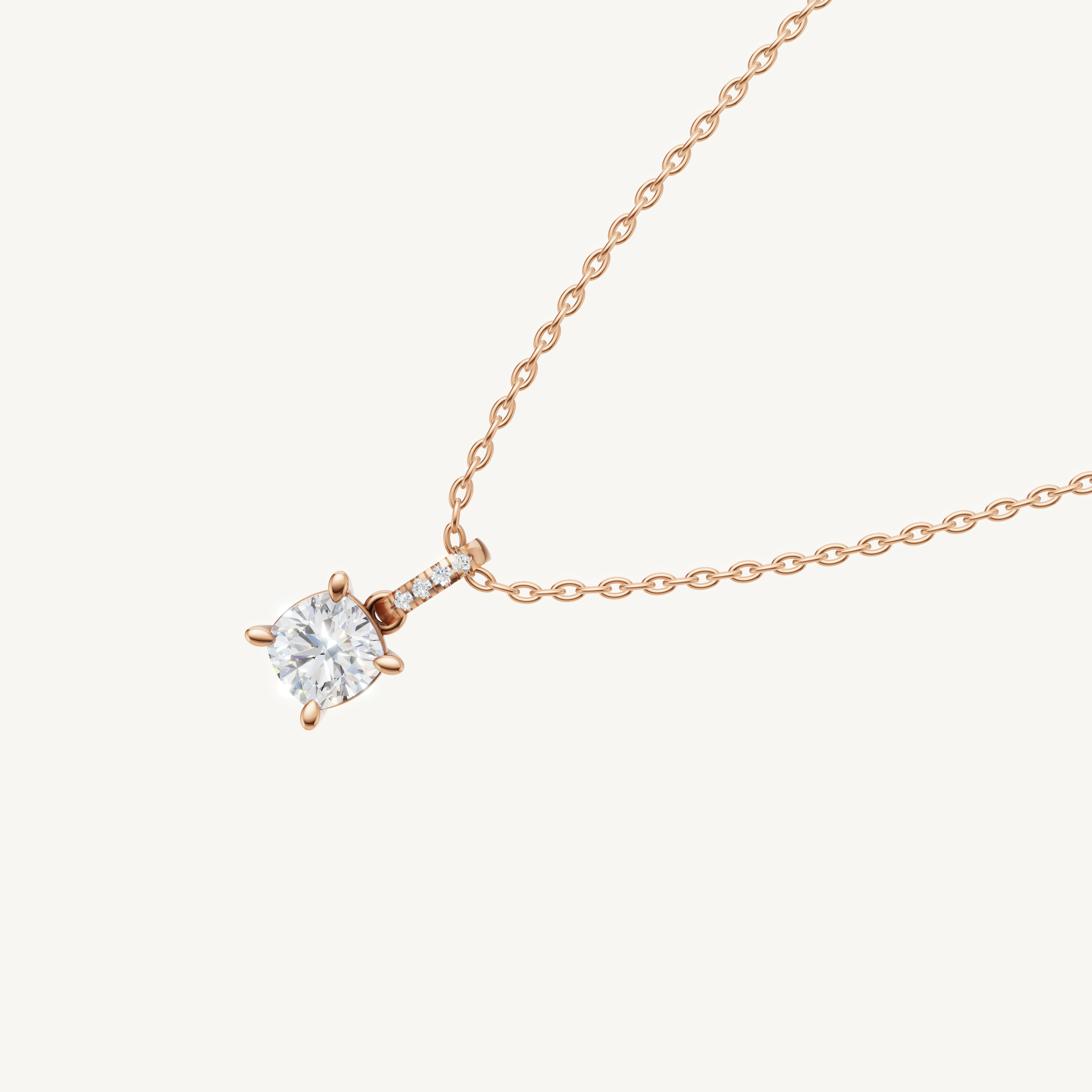 Fine Jewelry Cushion Cut Lab Grown Diamond Pendant by Raul Diamonds