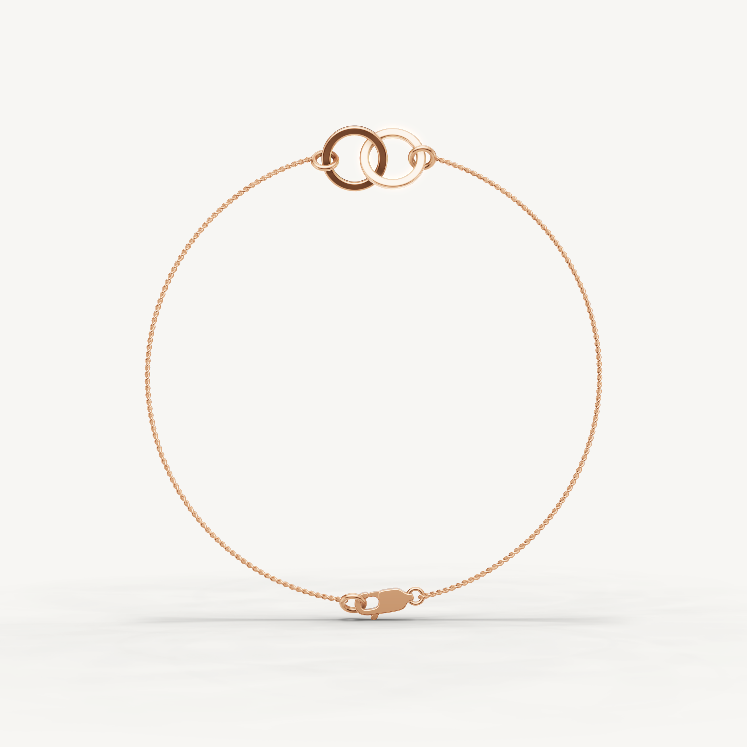 Paperclip Link Chain Bracelet in 14K Yellow Gold