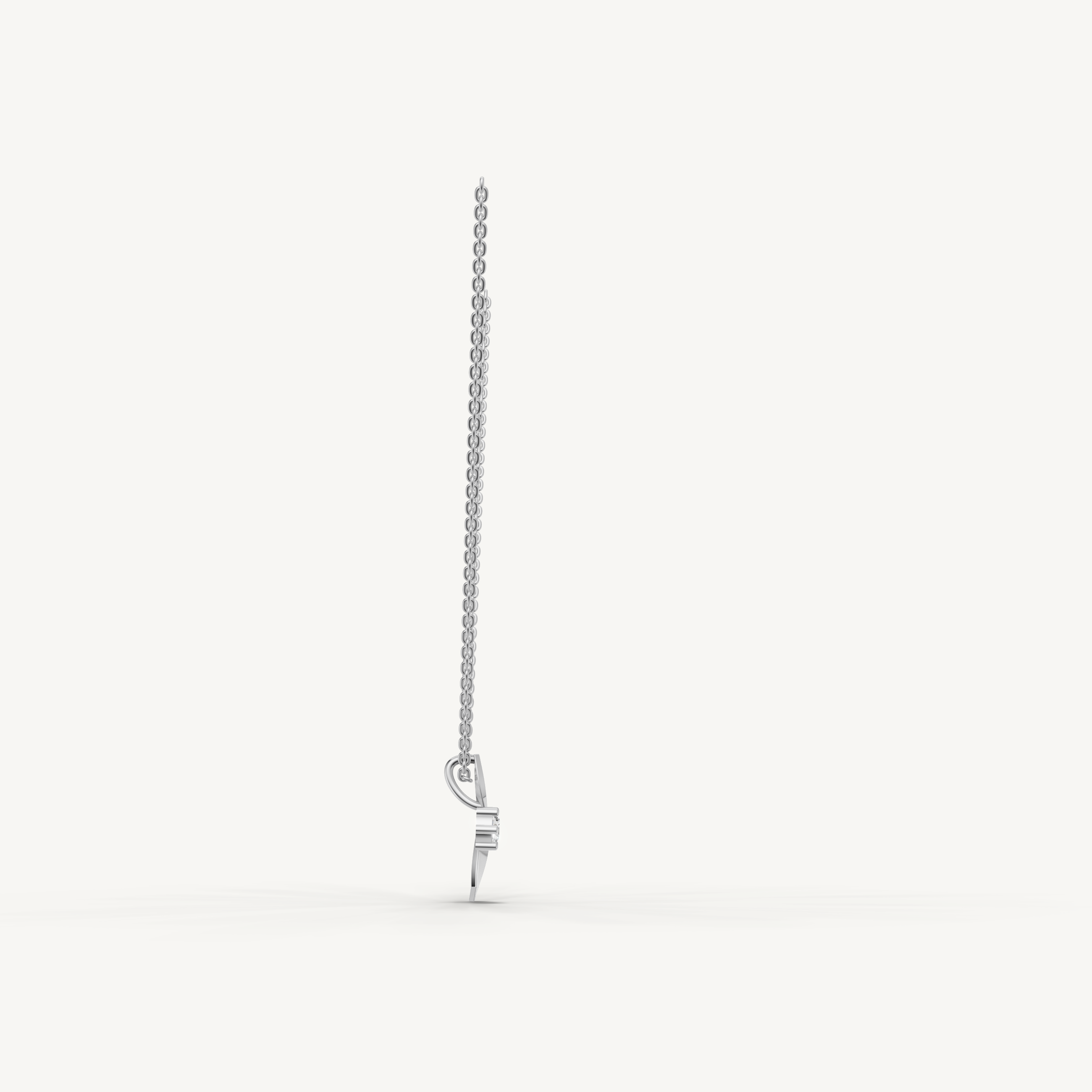 Lab Grown Diamond Floral Pendant Necklace in 14K Yellow Gold