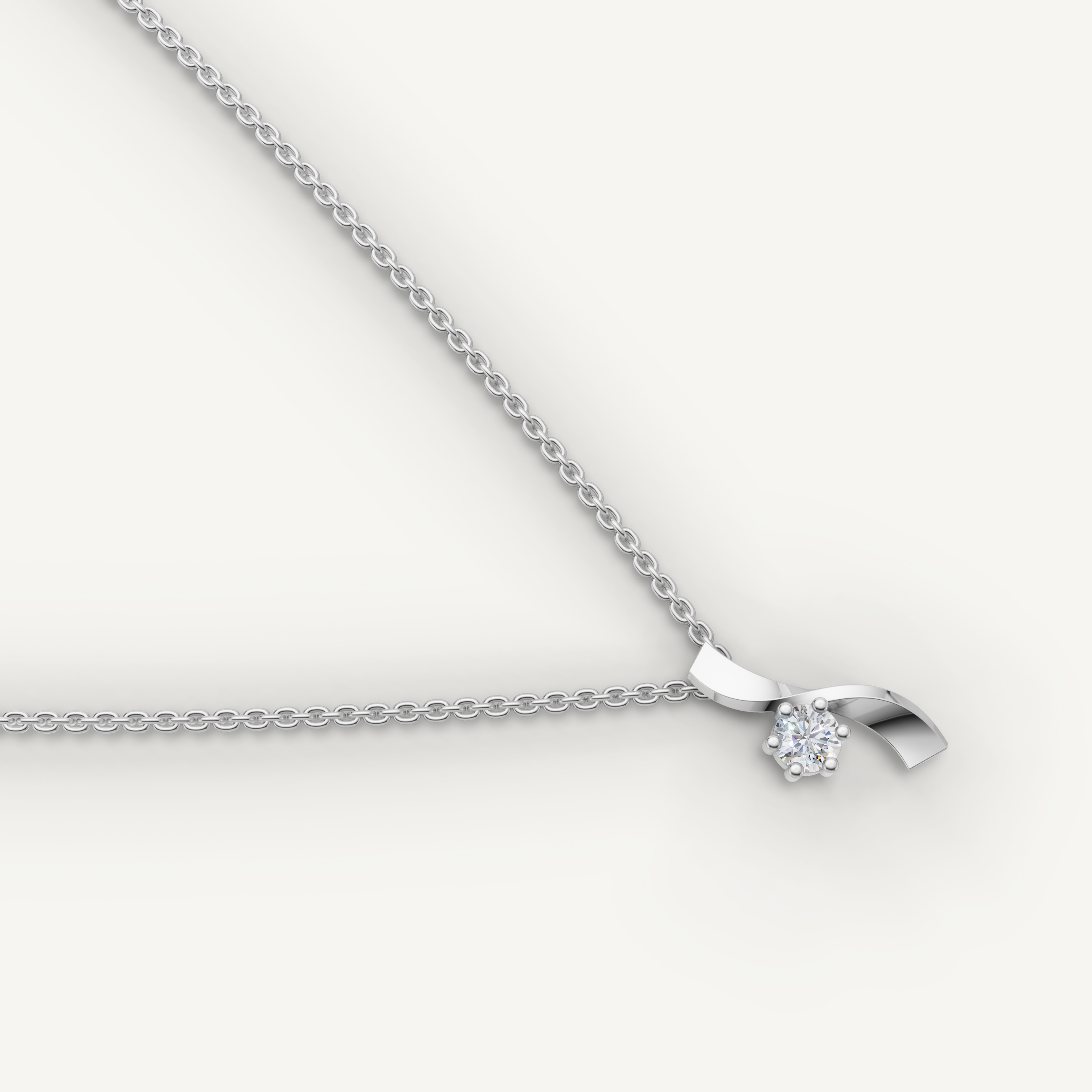 Lab Grown Diamond Floral Pendant Necklace in 14K Yellow Gold