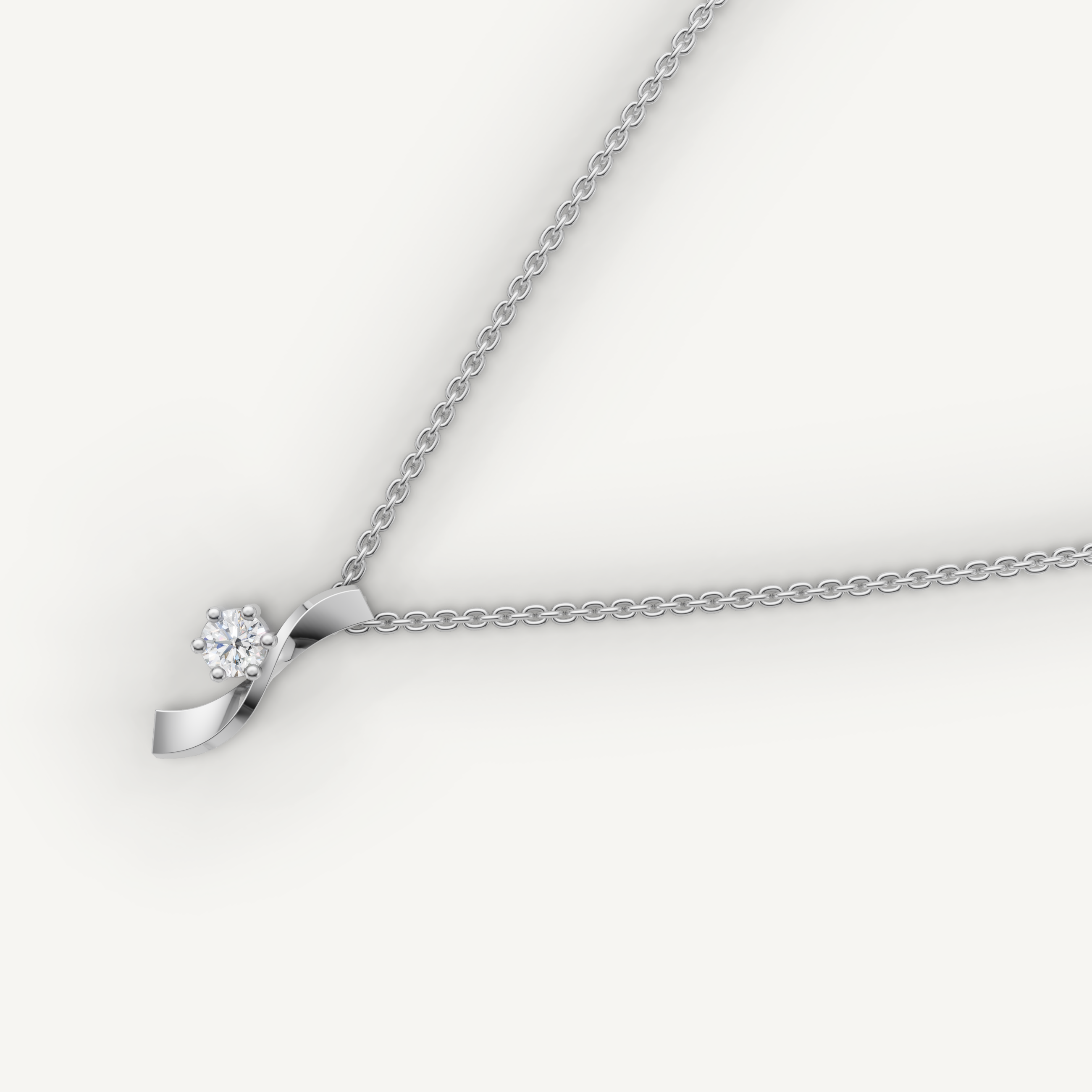 Lab Grown Diamond Floral Pendant Necklace in 14K Yellow Gold