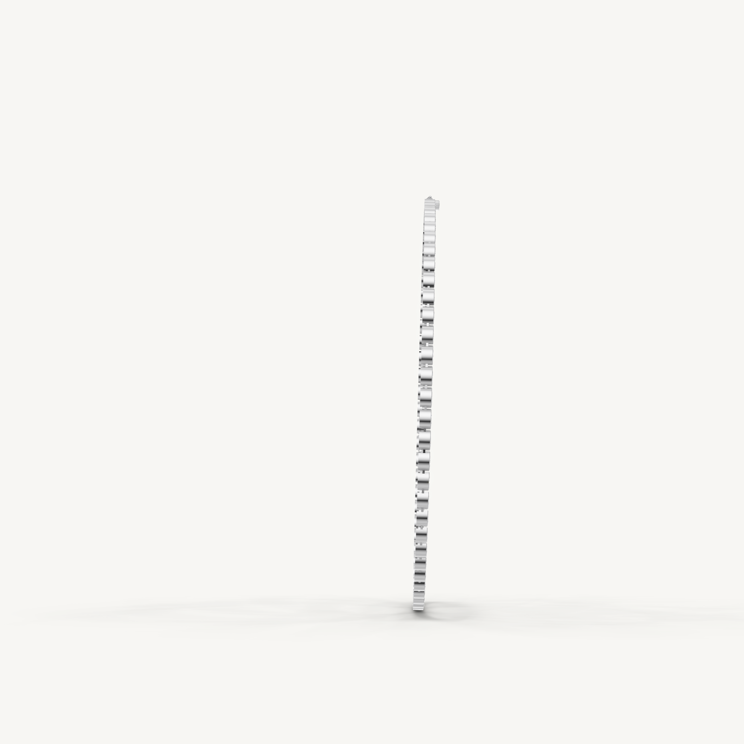 Marquise Lab Grown Diamond Tennis Necklace in 14K Yellow Gold