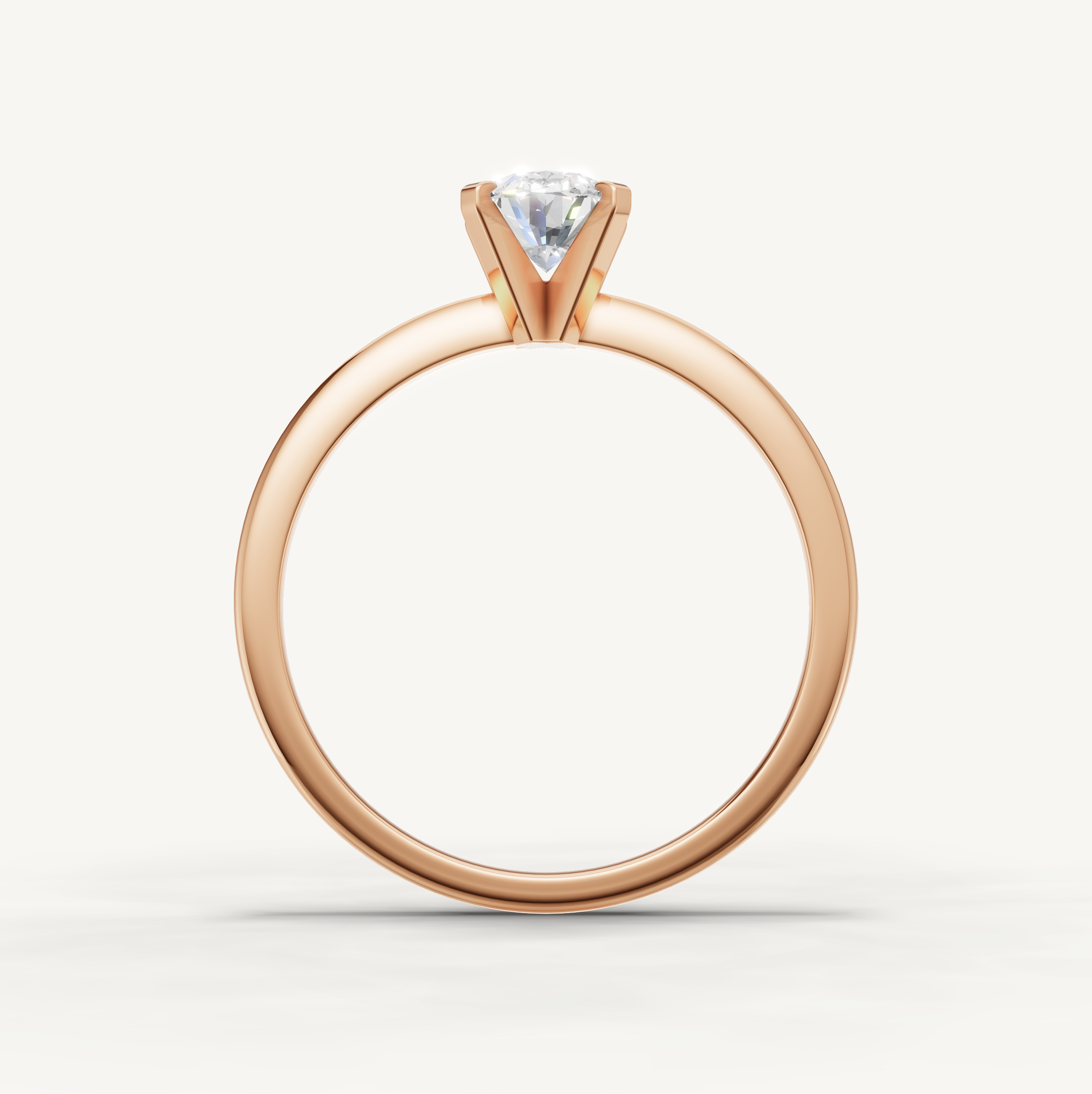 Luxury rose gold oval cut diamond ring with elegant solitaire setting by Raul Diamonds