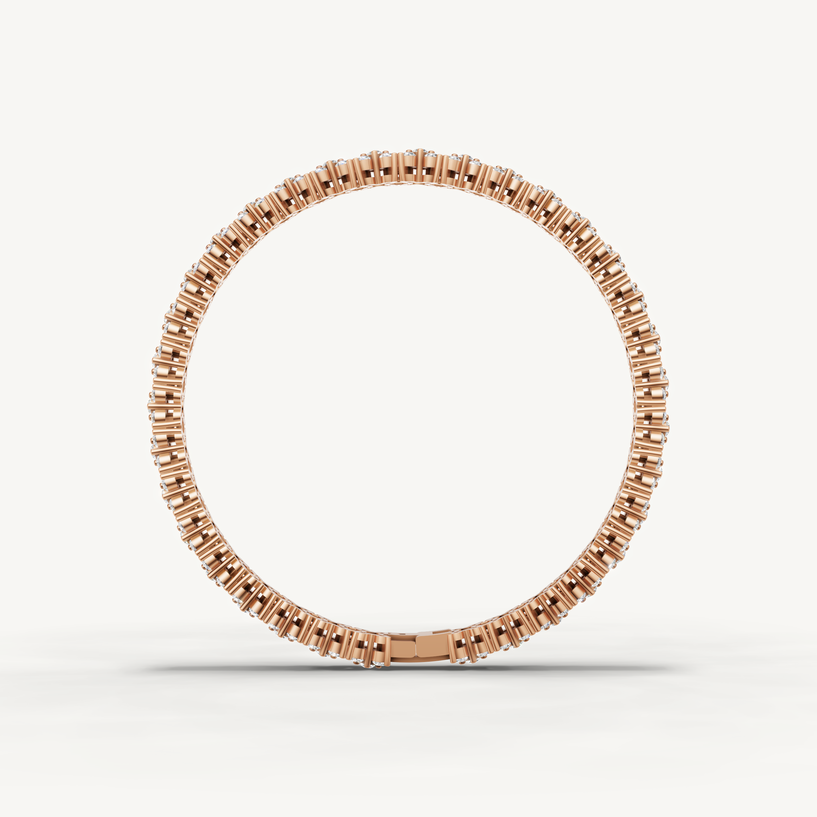Rose gold lab grown diamond bracelet for everyday luxury wear by Raul Diamonds