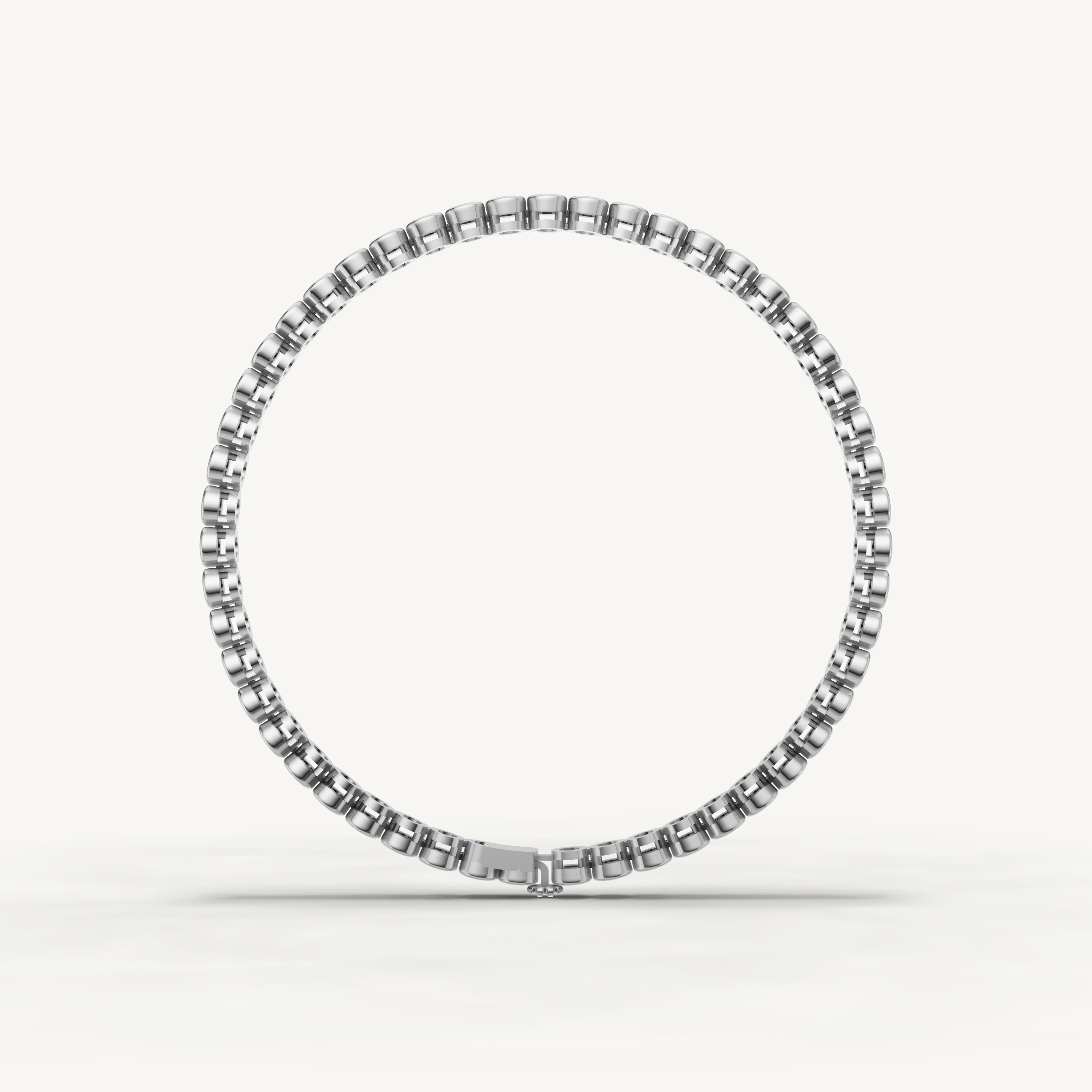 White gold diamond bracelet with brilliant sparkle and refined craftsmanship by Raul Diamonds