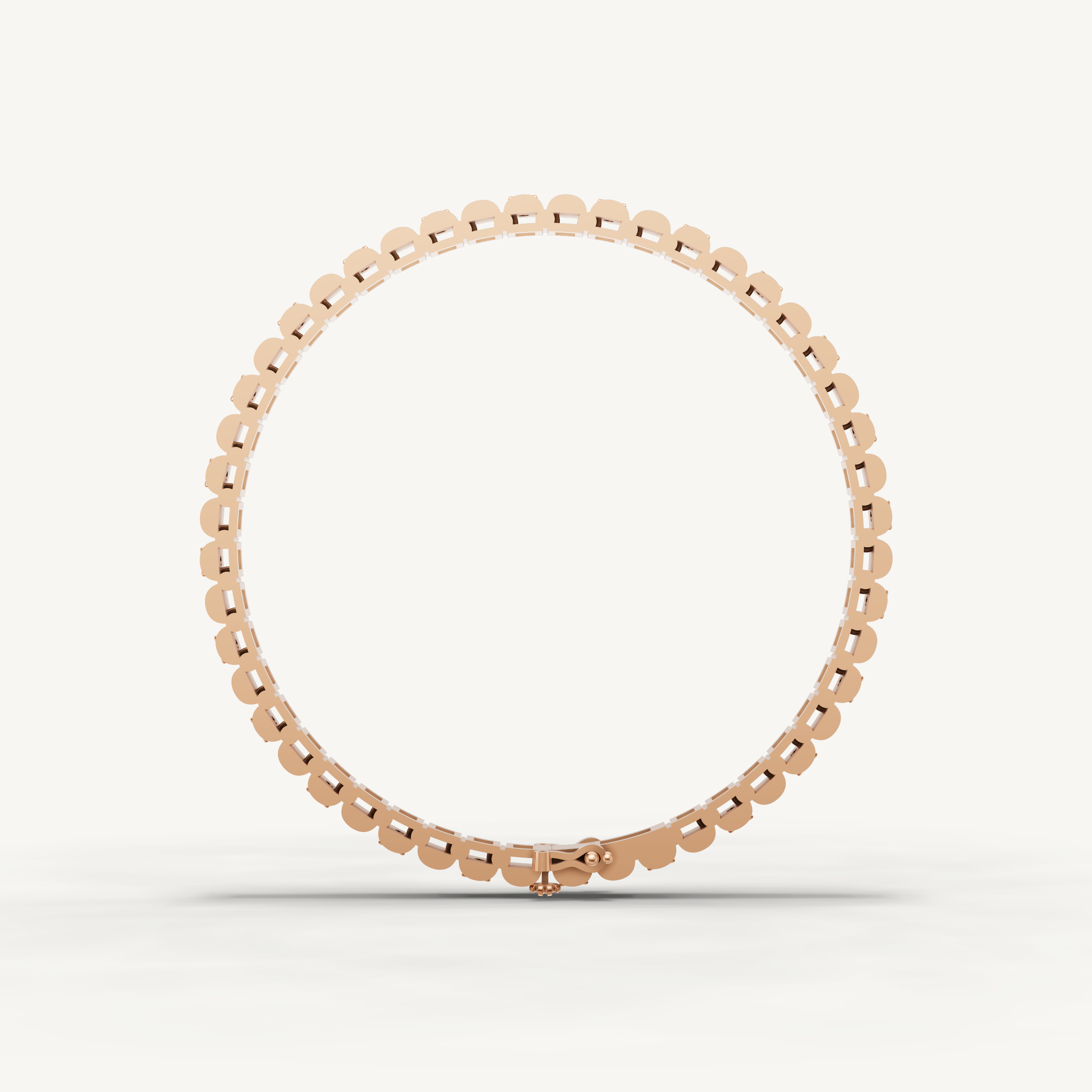 Rose gold modern diamond bracelet with refined everyday luxury styling by Raul Diamonds