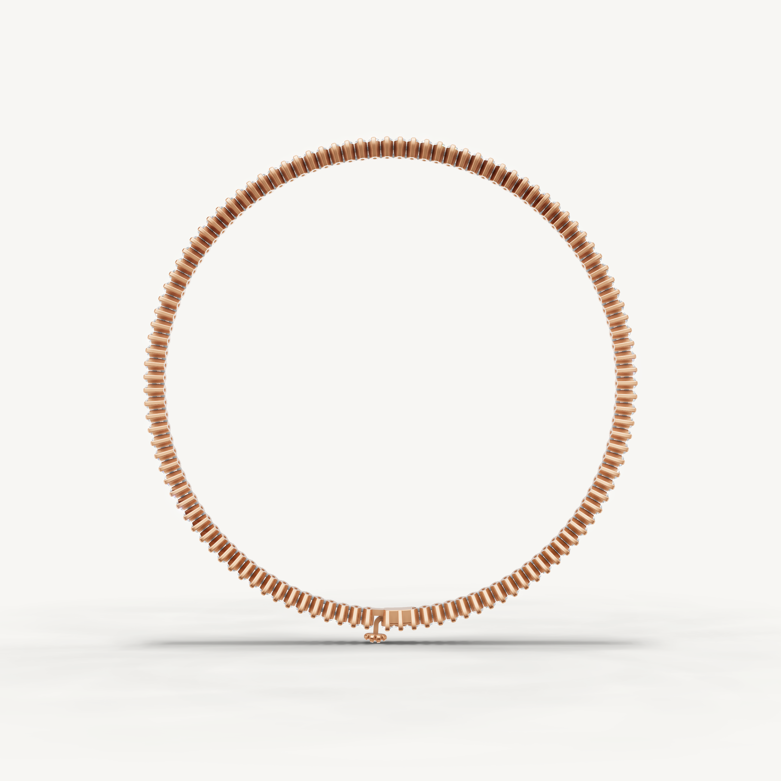 Rose gold marquise diamond bracelet with modern luxury detailing by Raul Diamonds