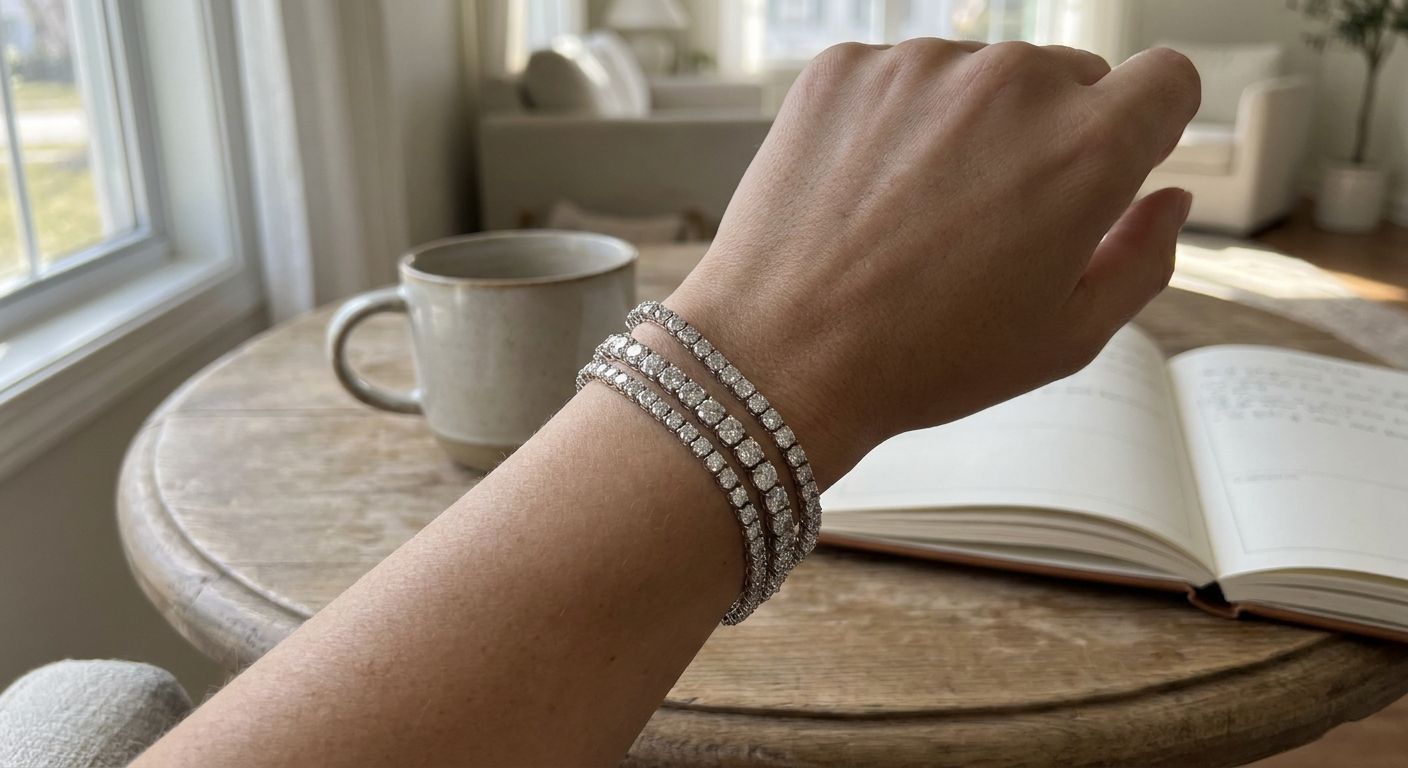 Best lab-grown diamond tennis bracelets to stack in 2026