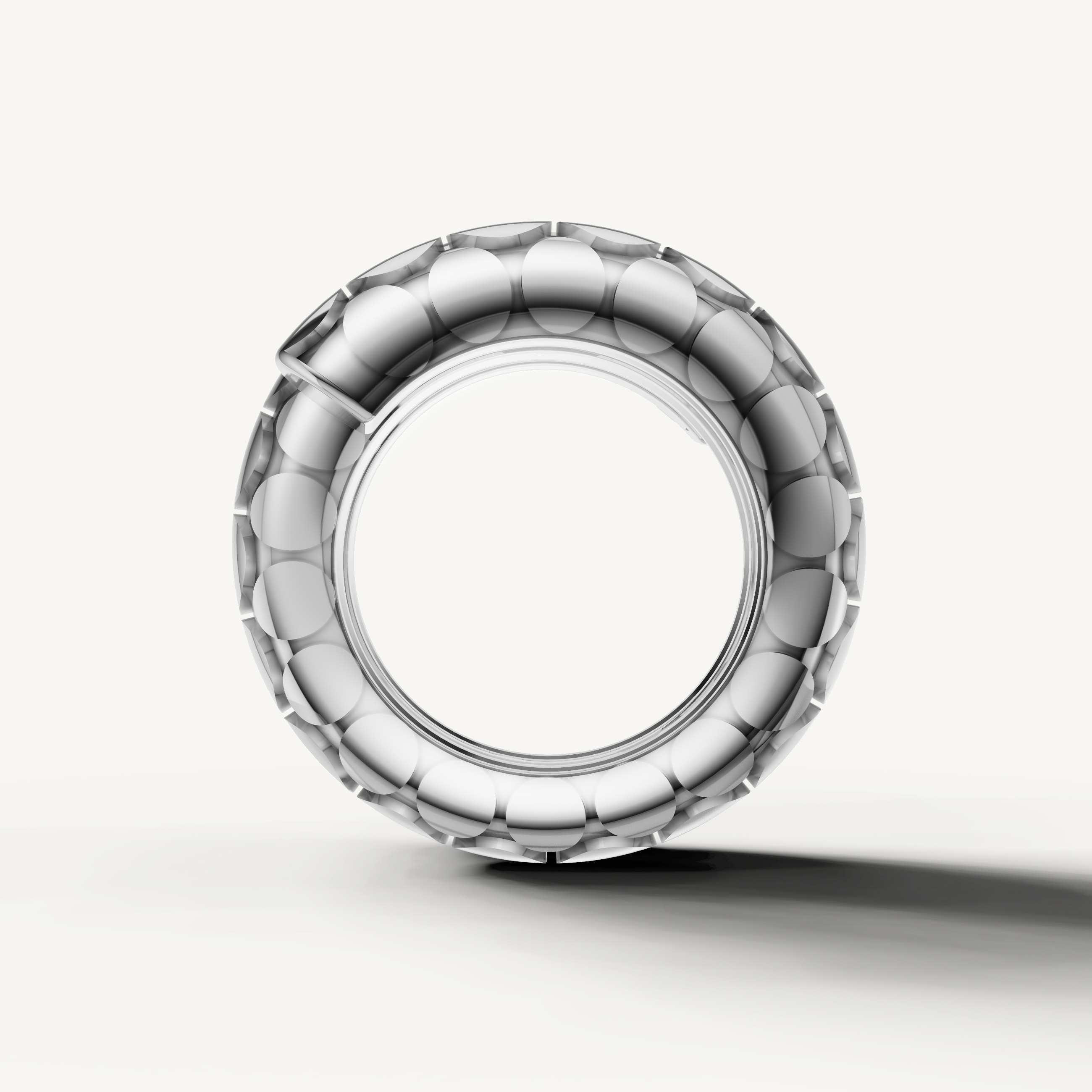 Luxury Emerald Diamond Wrap Ring in White Gold Setting