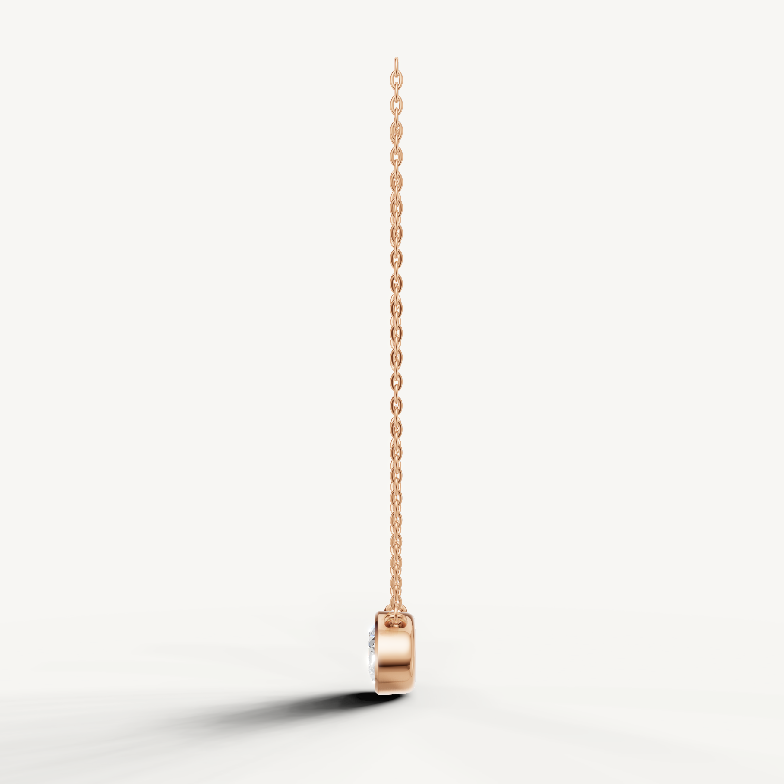 Elegant Oval Shape Lab Grown Diamond Pendant by Raul Diamonds