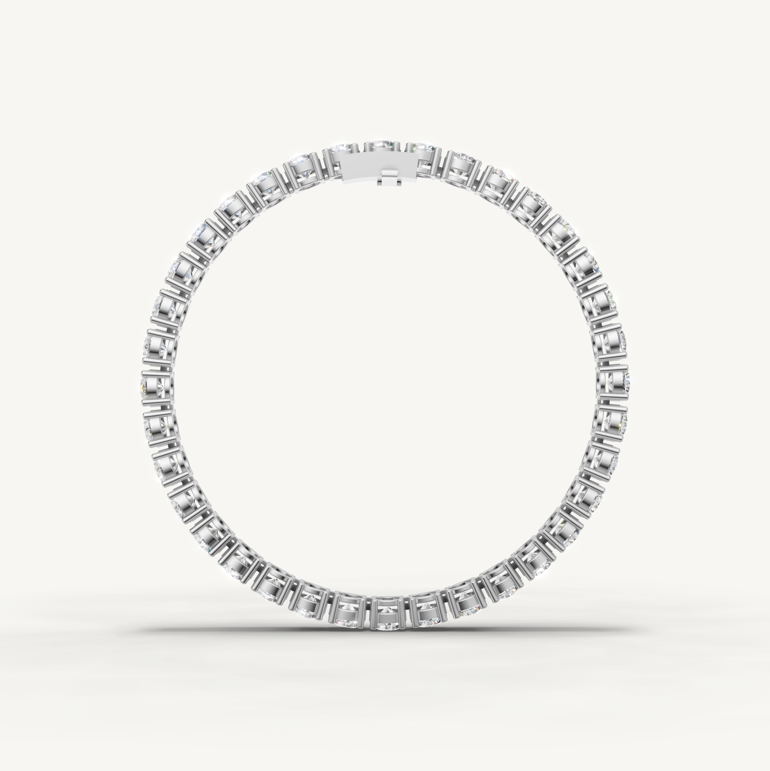Timeless White Gold Diamond Tennis Bracelet with Brilliant Sparkle by Raul Diamonds