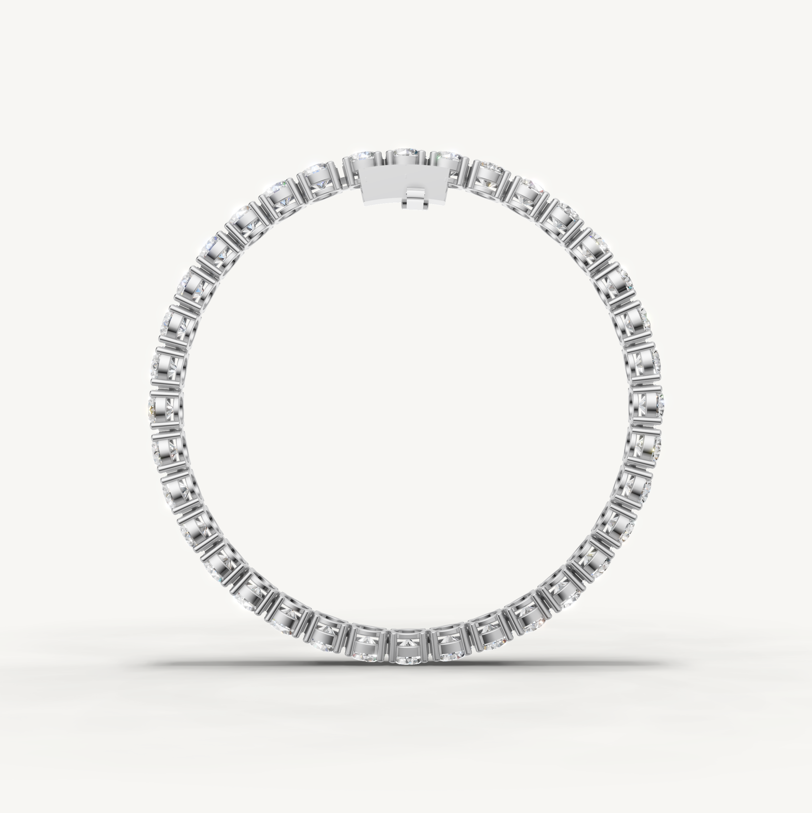 Timeless White Gold Diamond Tennis Bracelet with Brilliant Sparkle by Raul Diamonds