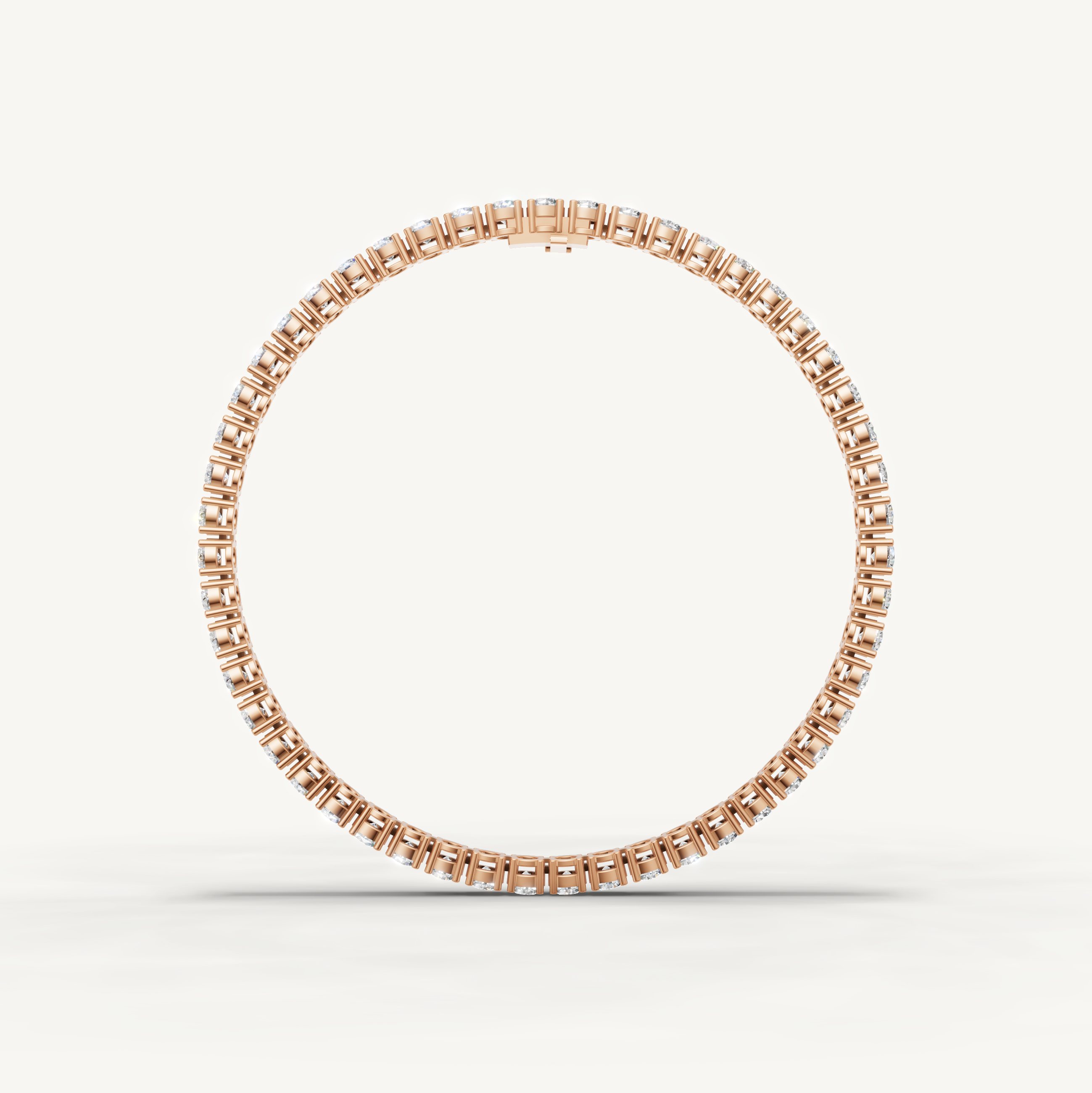 Timeless rose gold diamond tennis bracelet with refined brilliance by Raul Diamonds