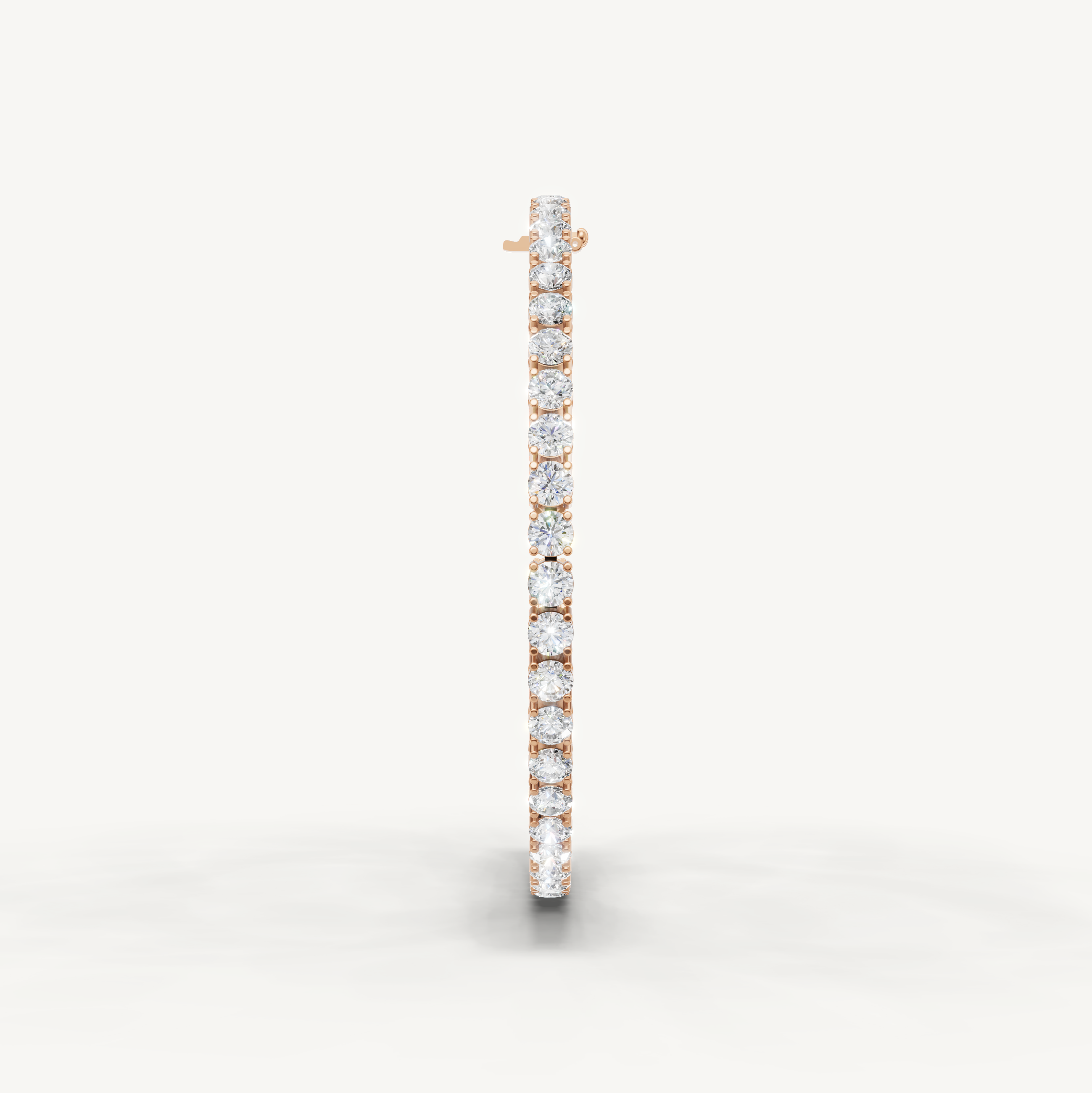 Luxury White Gold Diamond Tennis Bracelet with Round Lab Grown Diamonds by Raul Diamonds