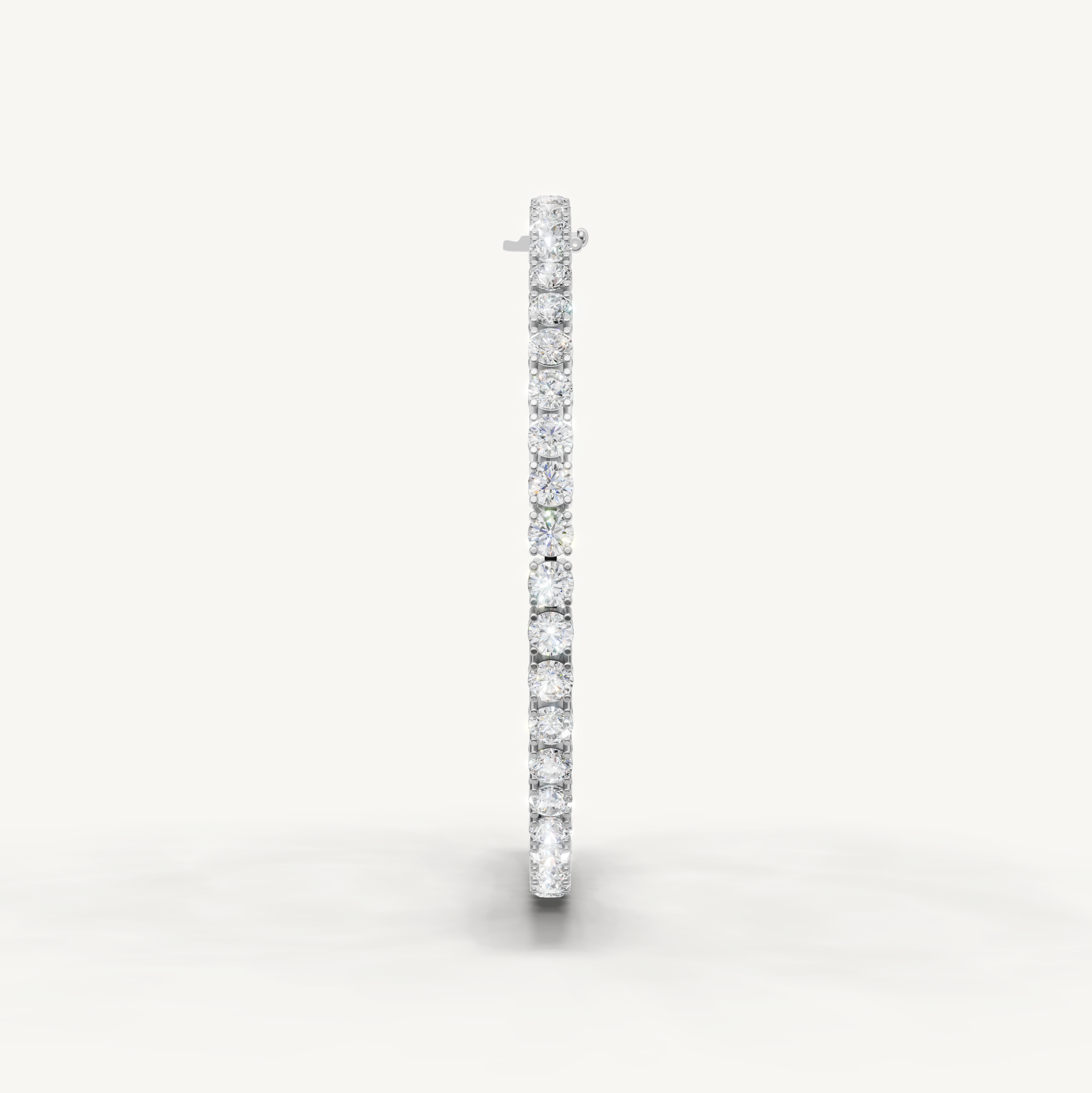 Luxury Rose Gold Diamond Tennis Bracelet with Round Lab Grown Diamonds by Raul Diamonds