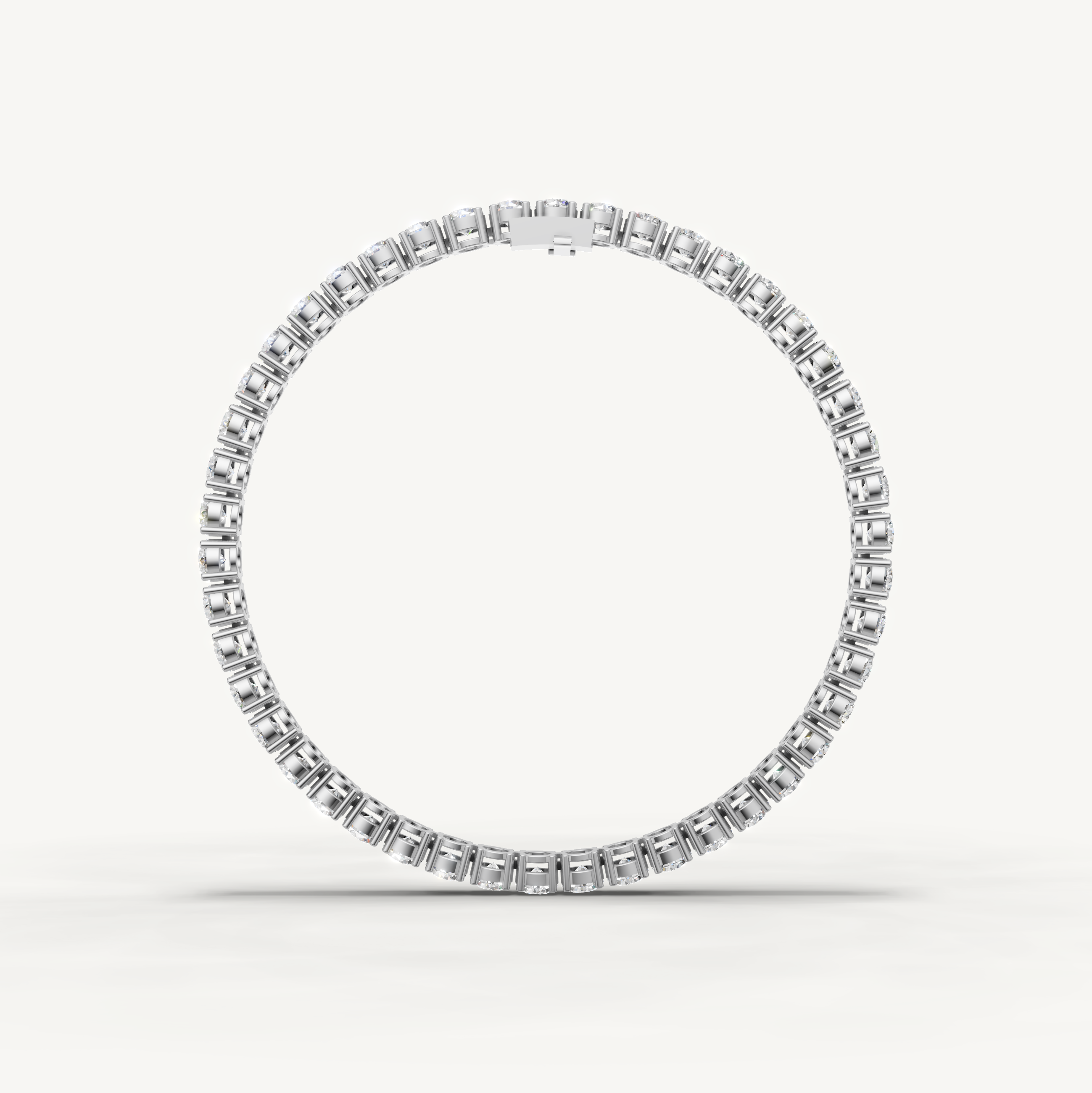 Timeless White Gold Diamond Tennis Bracelet with Exceptional Sparkle by Raul Diamonds