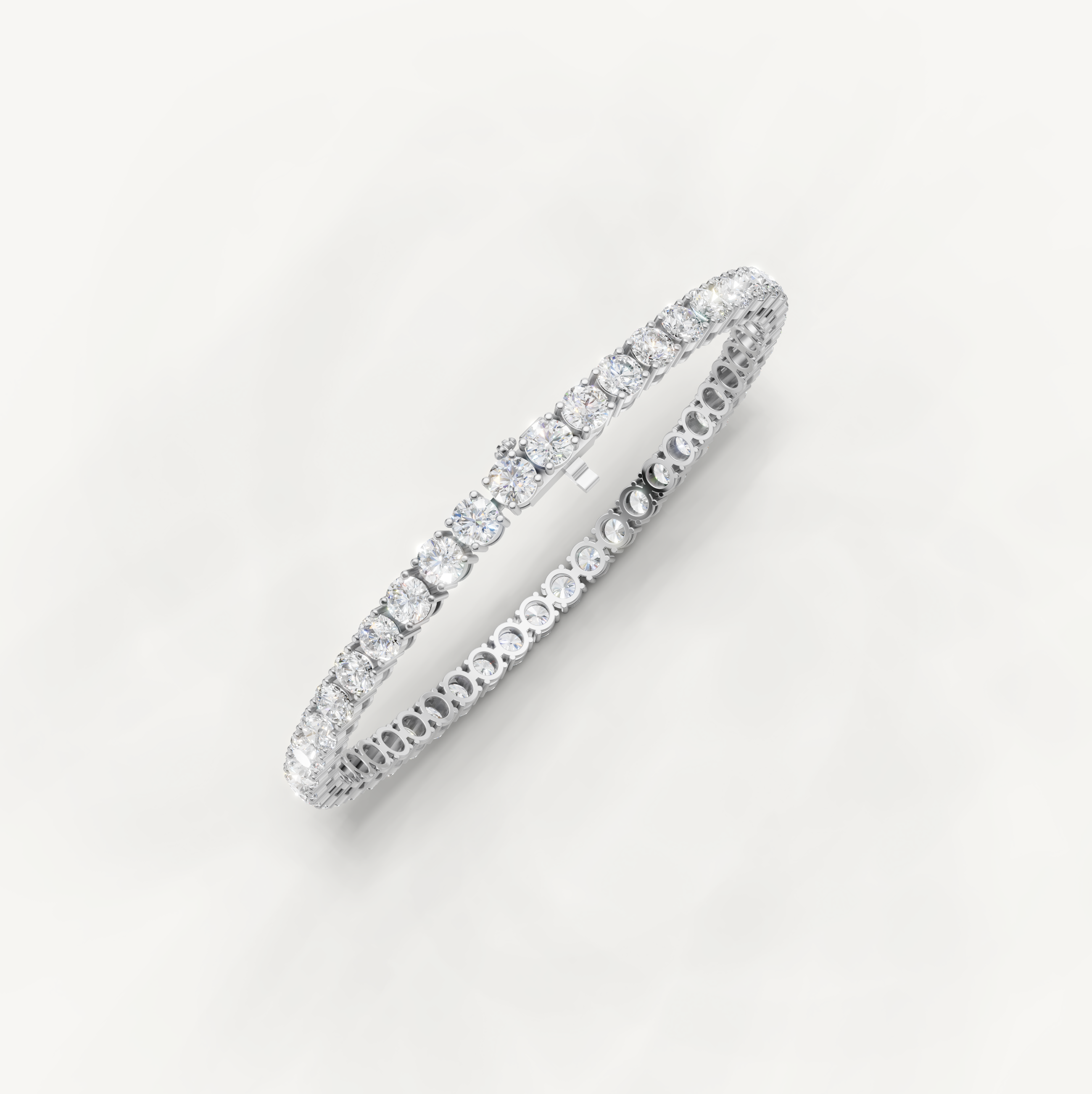 Elegant White Gold Tennis Bracelet for Women by Raul Diamonds