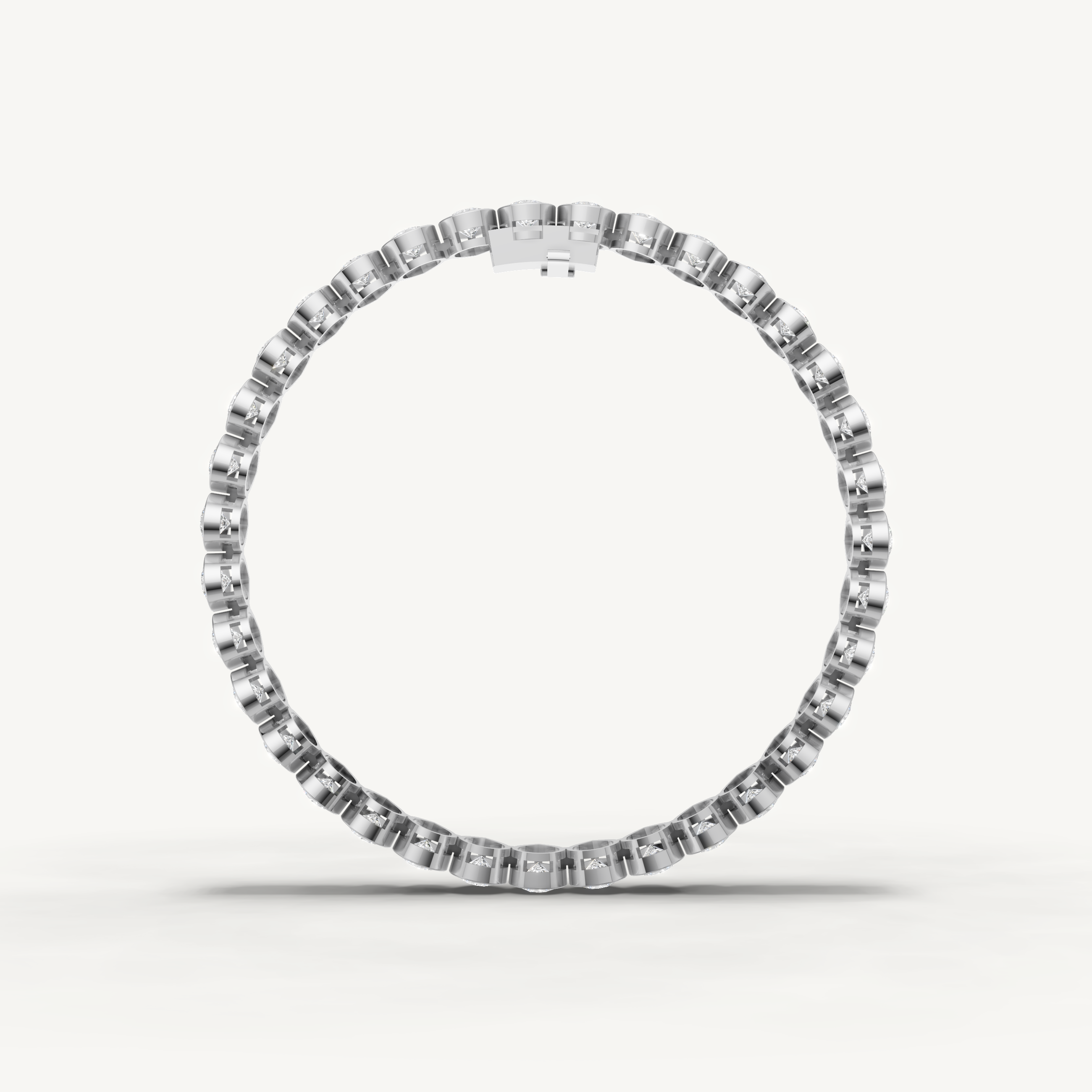 Pear Lab Grown Diamond Tennis Bracelet in 14K Gold