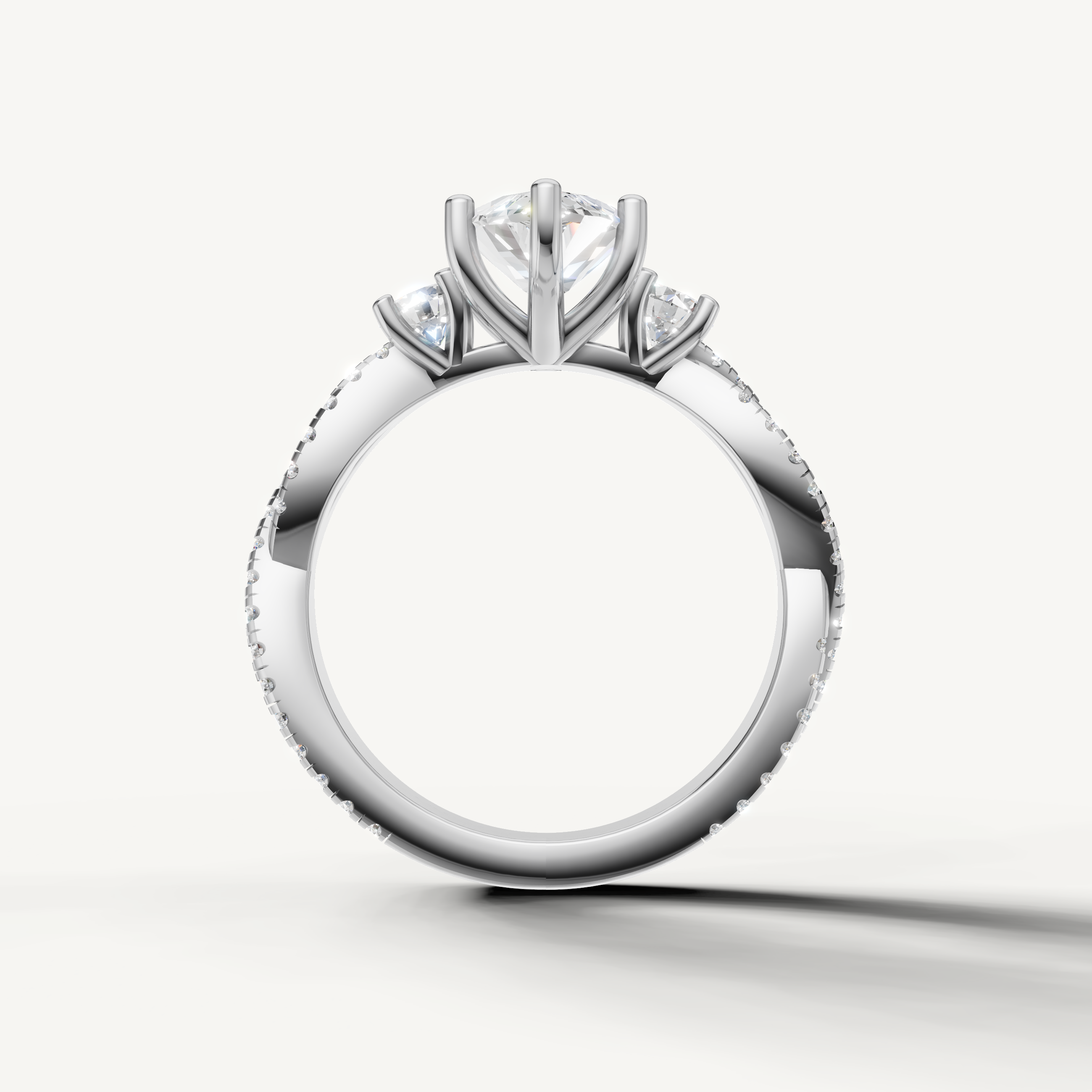 White Gold Marquise Shape Lab Grown Engagement Ring for Women – Raul Diamonds