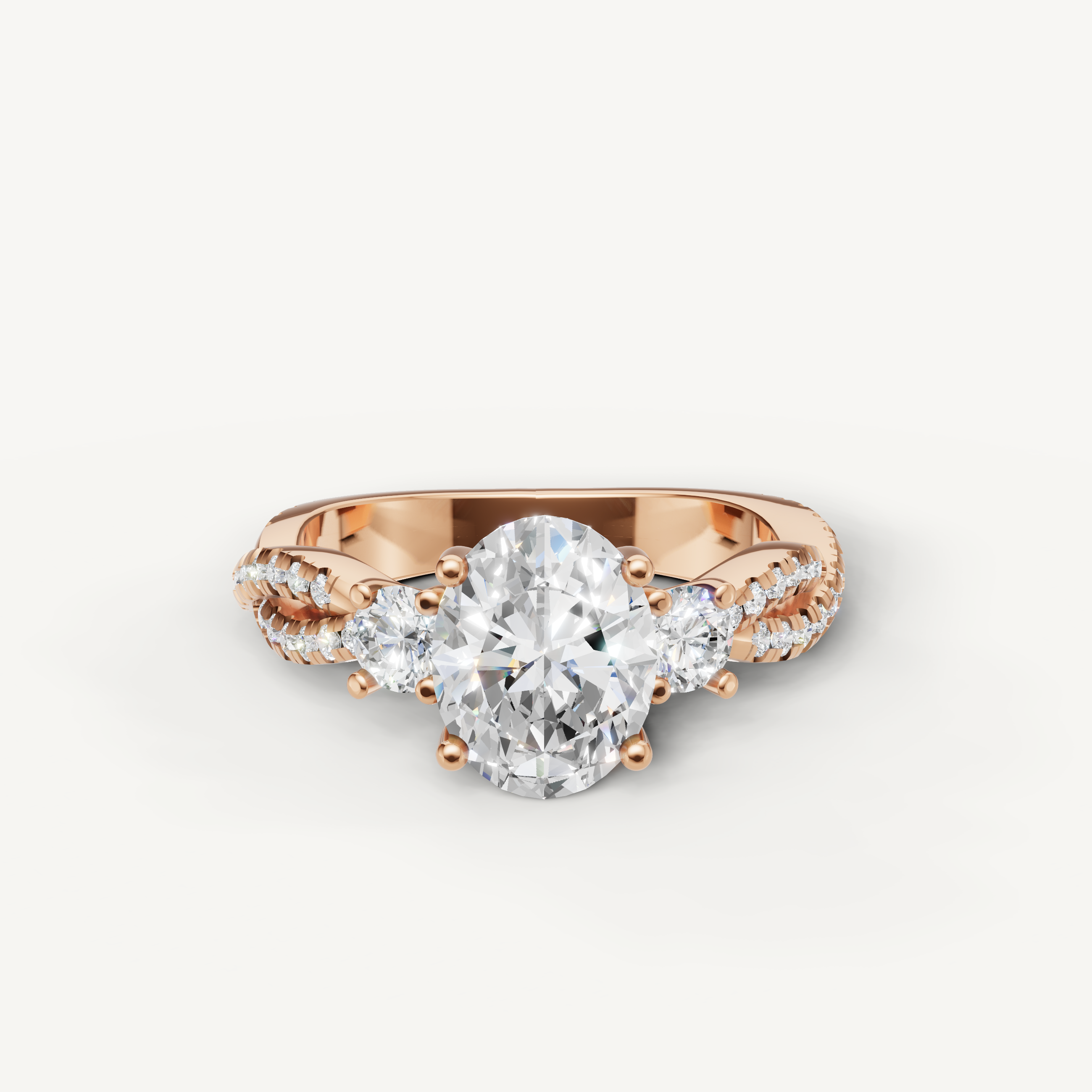 Elegant Oval Shape Lab Grown Diamond Ring for Women – Raul Diamonds
