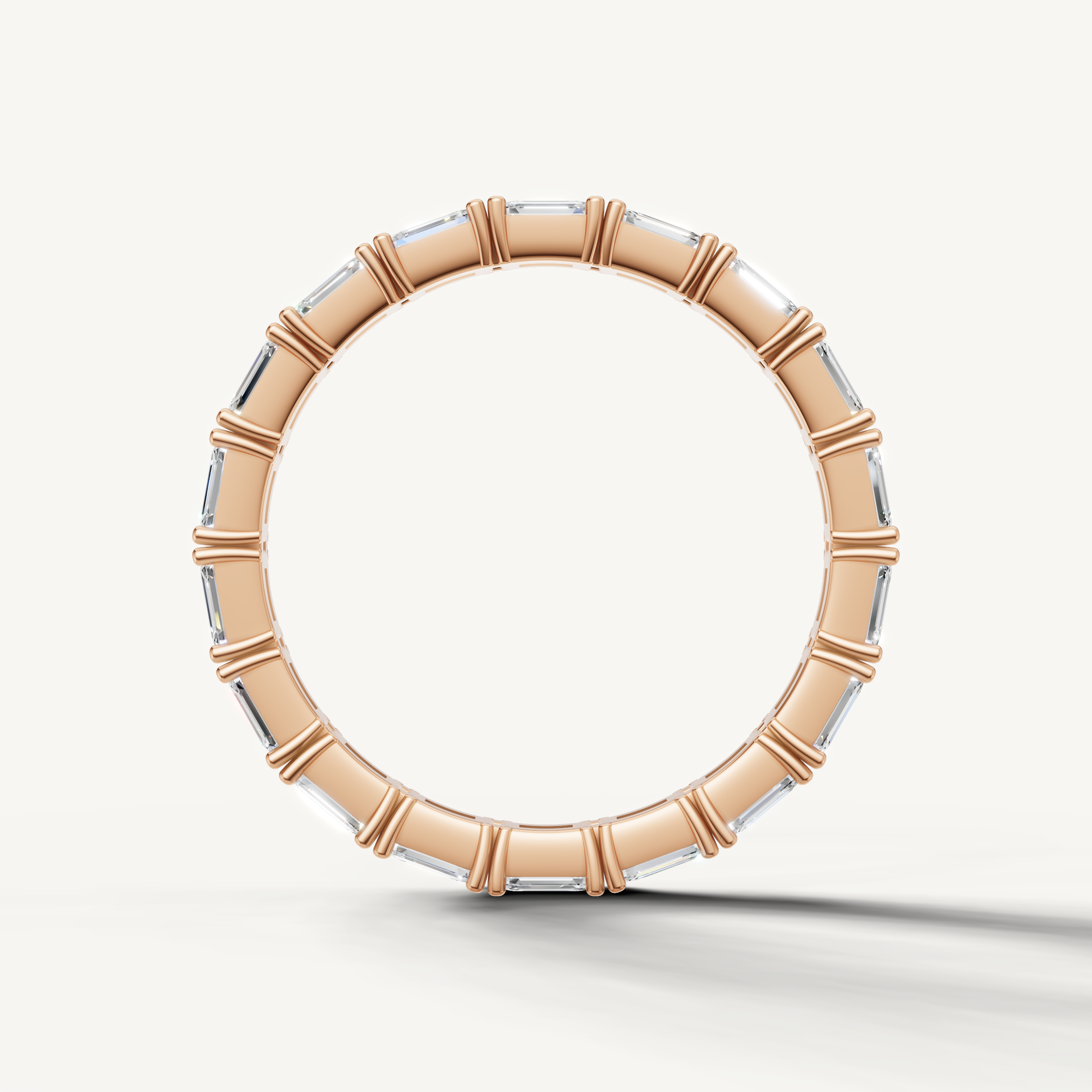 Luxury rose gold diamond anniversary band from Raul Diamonds