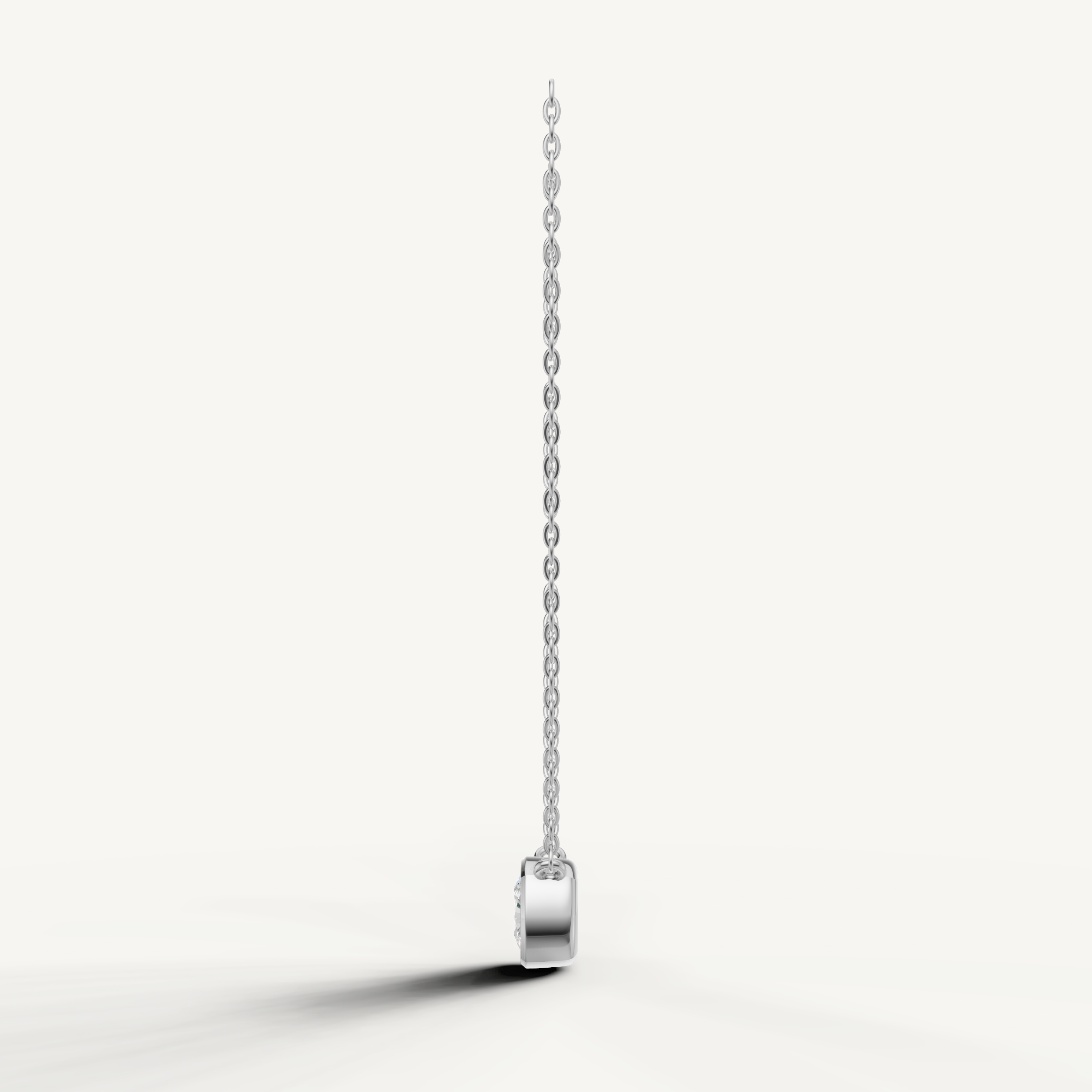 Elegant Cushion Shape Lab Grown Diamond Pendant Necklace by Raul Diamonds