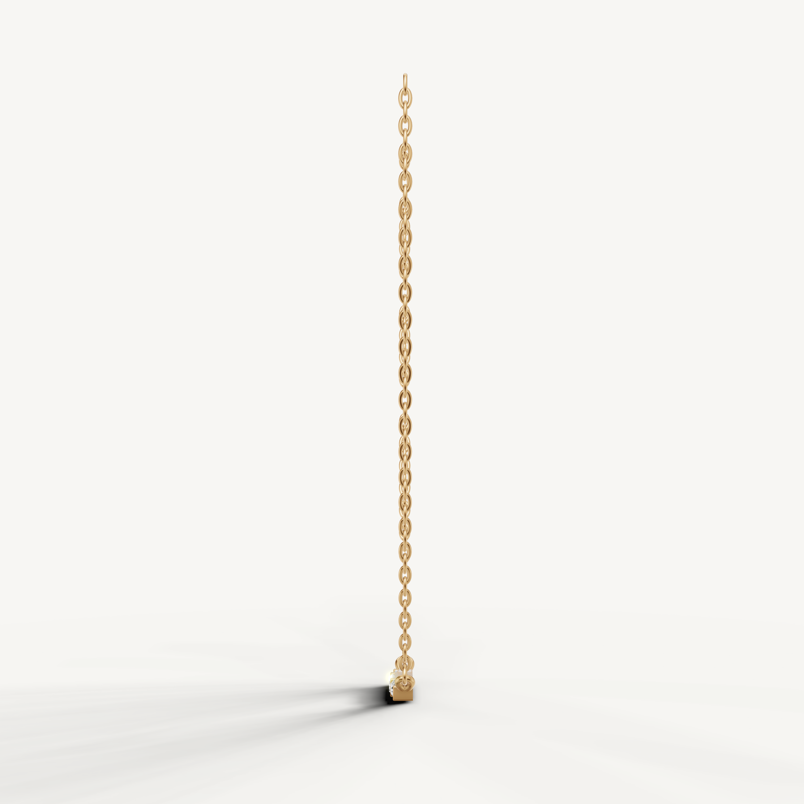 Elegant Horizontal Diamond Bar Pendant Necklace for Women