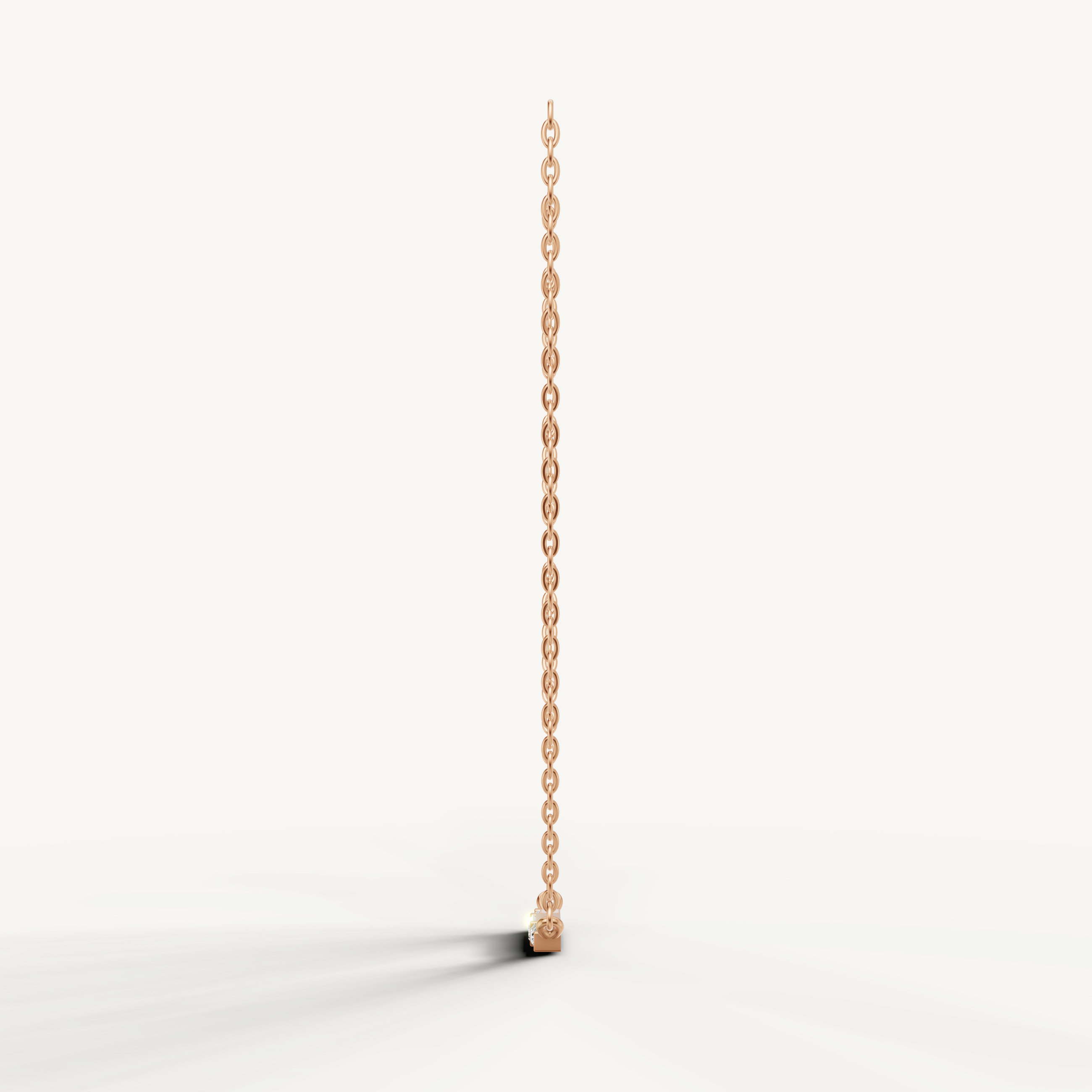 Elegant Horizontal Diamond Bar Pendant Necklace for Women