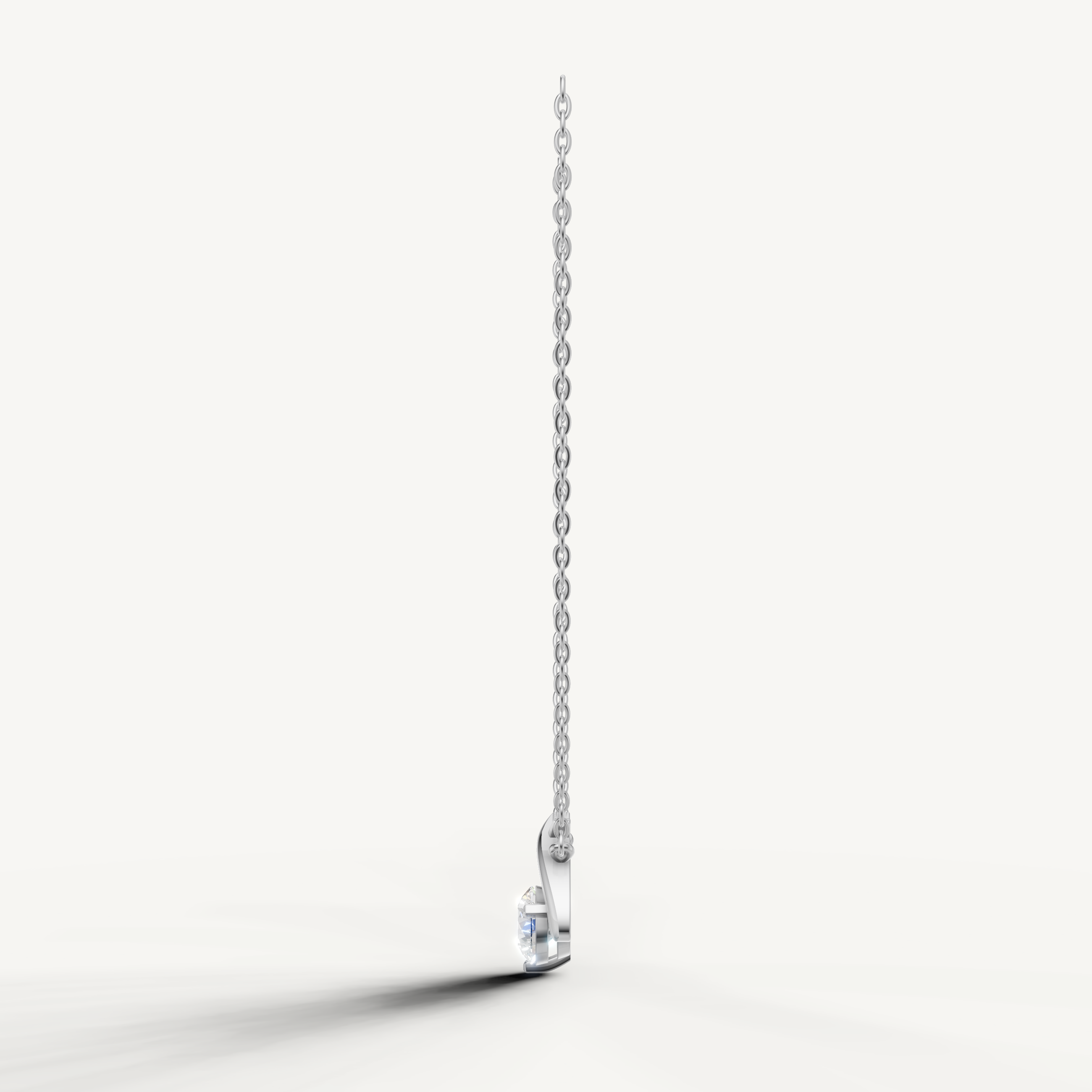 Elegant Cross Over Diamond Pendant Necklace for Women by Raul Diamonds