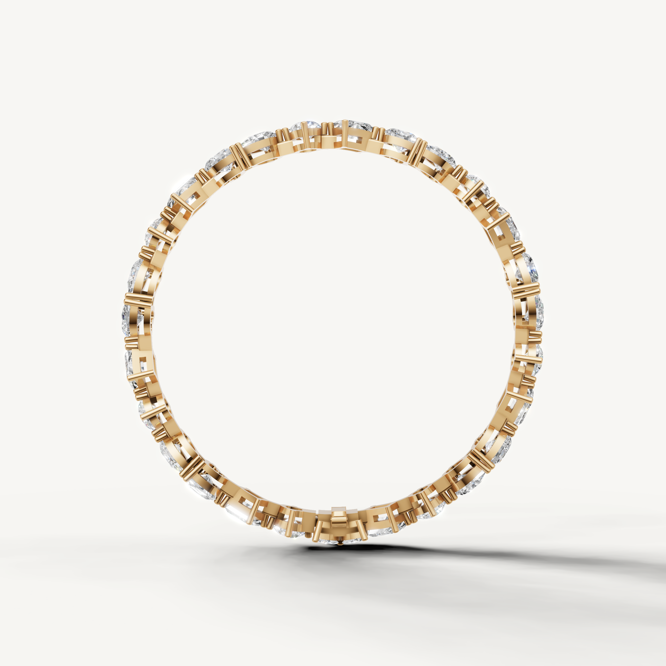 Luxury yellow gold diamond bracelet for women by Raul Diamonds fine jewelry