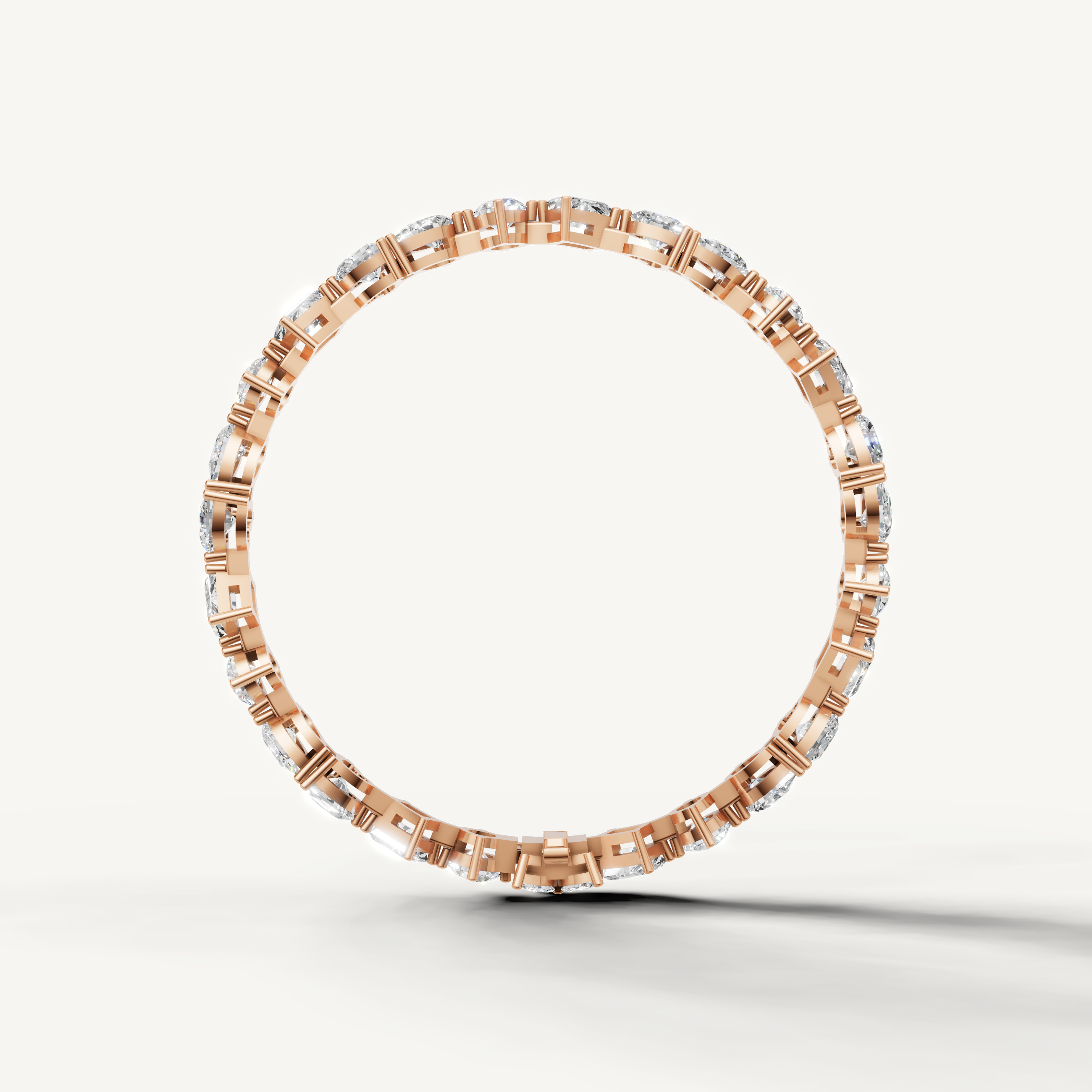 Elegant rose gold diamond bracelet for women by Raul Diamonds jewelry collection