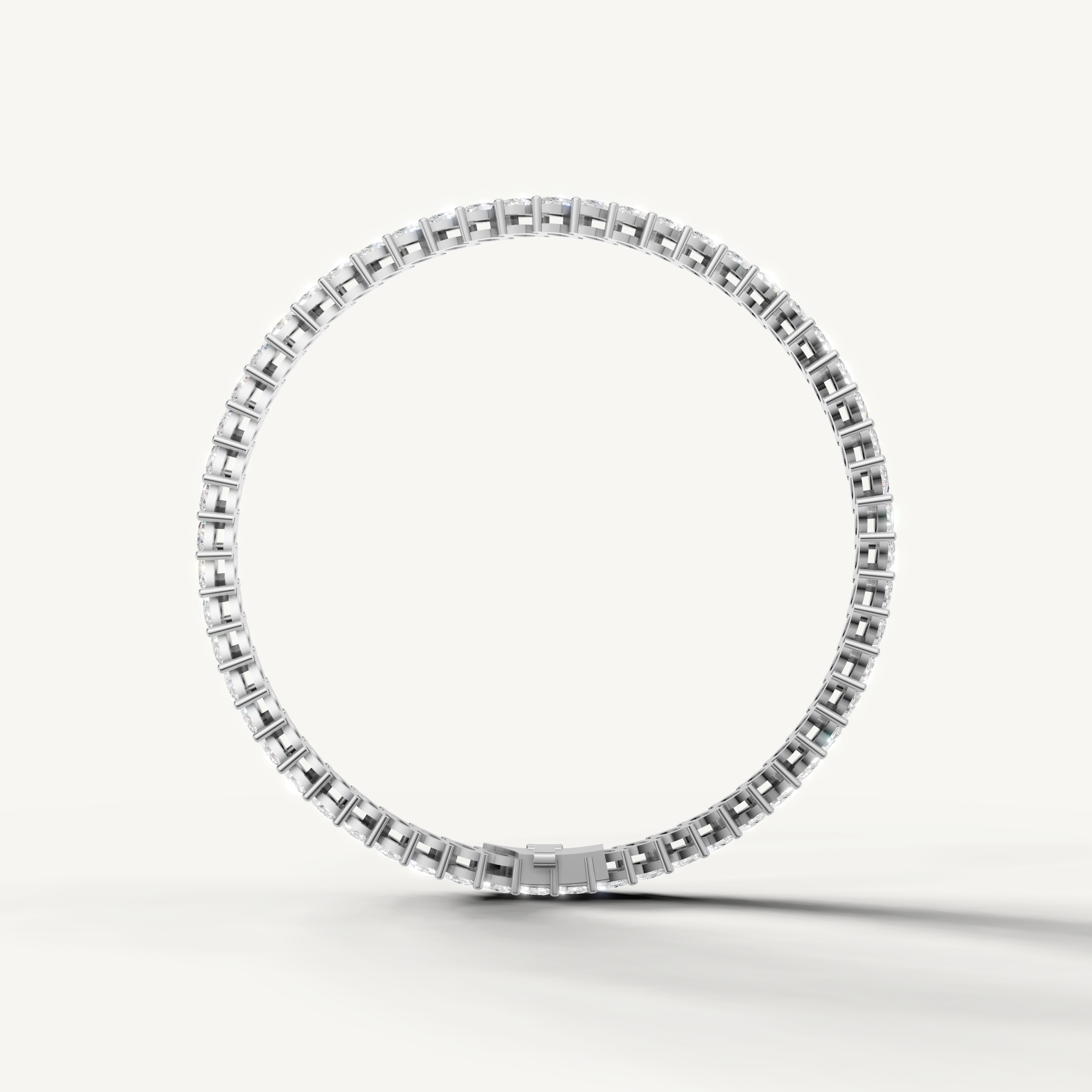 Luxury white gold marquise cut diamond bracelet bridal jewelry