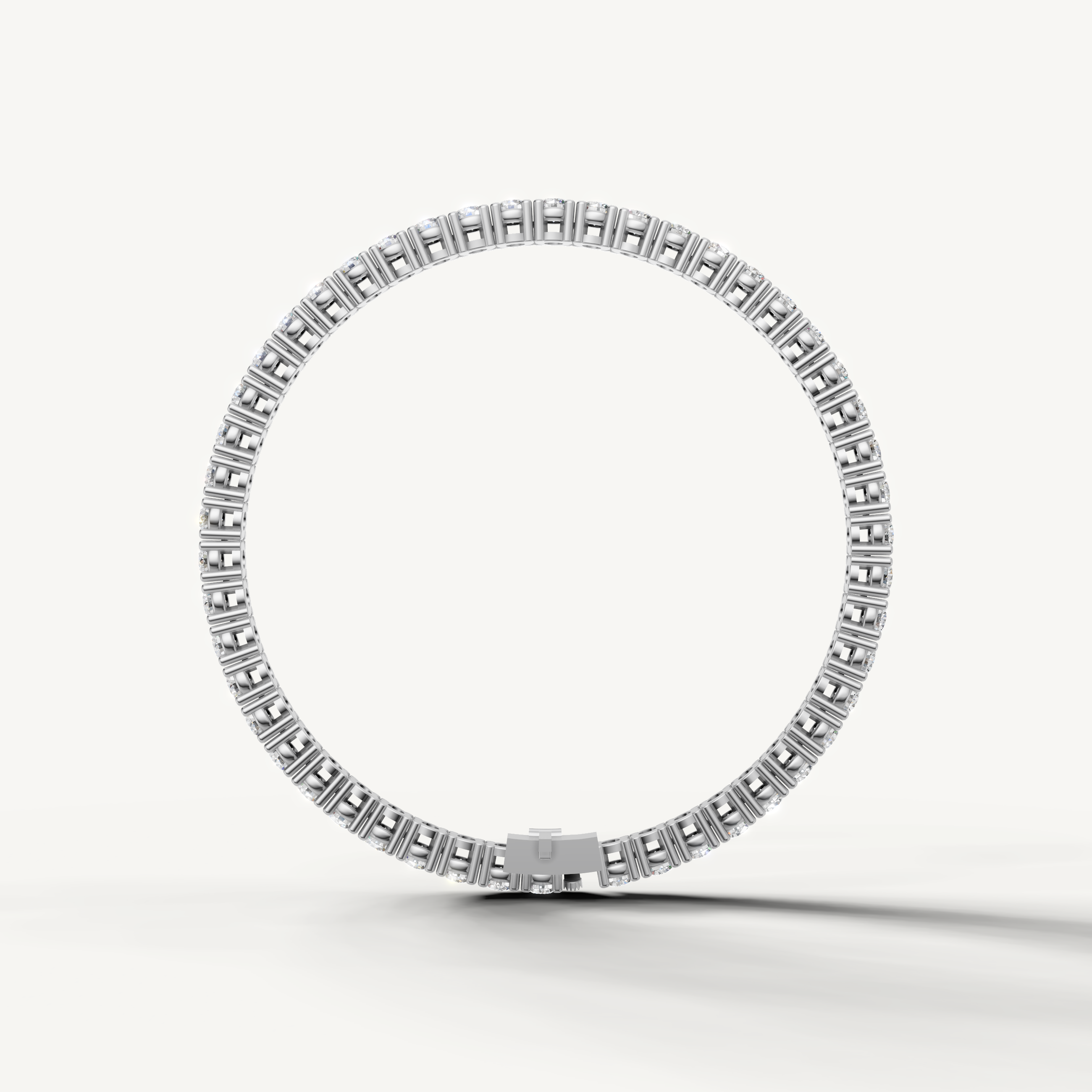 Luxury white gold diamond bracelet for women with modern classic elegance